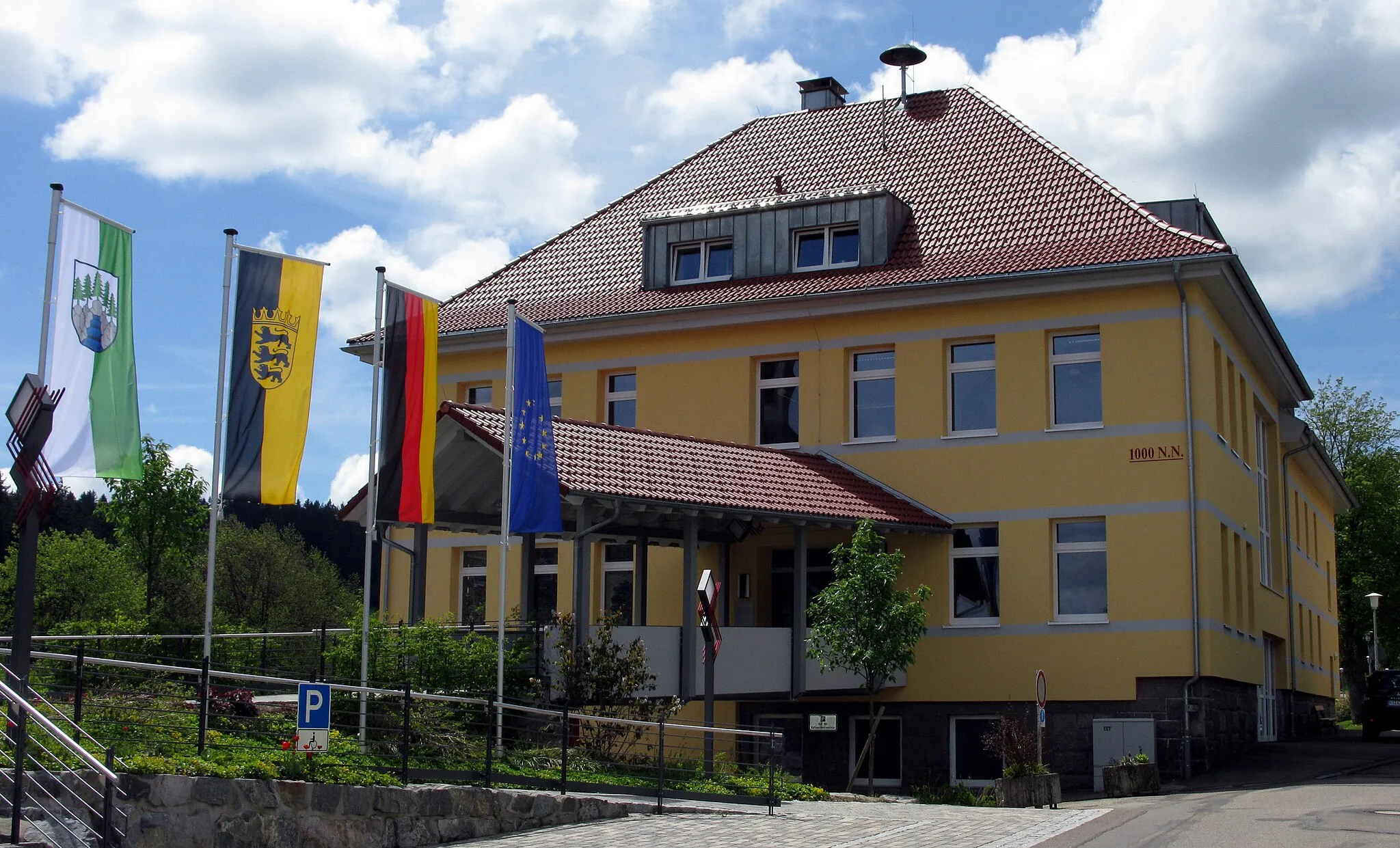 Photo showing: Rathaus von Schönwald im Schwarzwald, Franz-Schubert-Str. 3