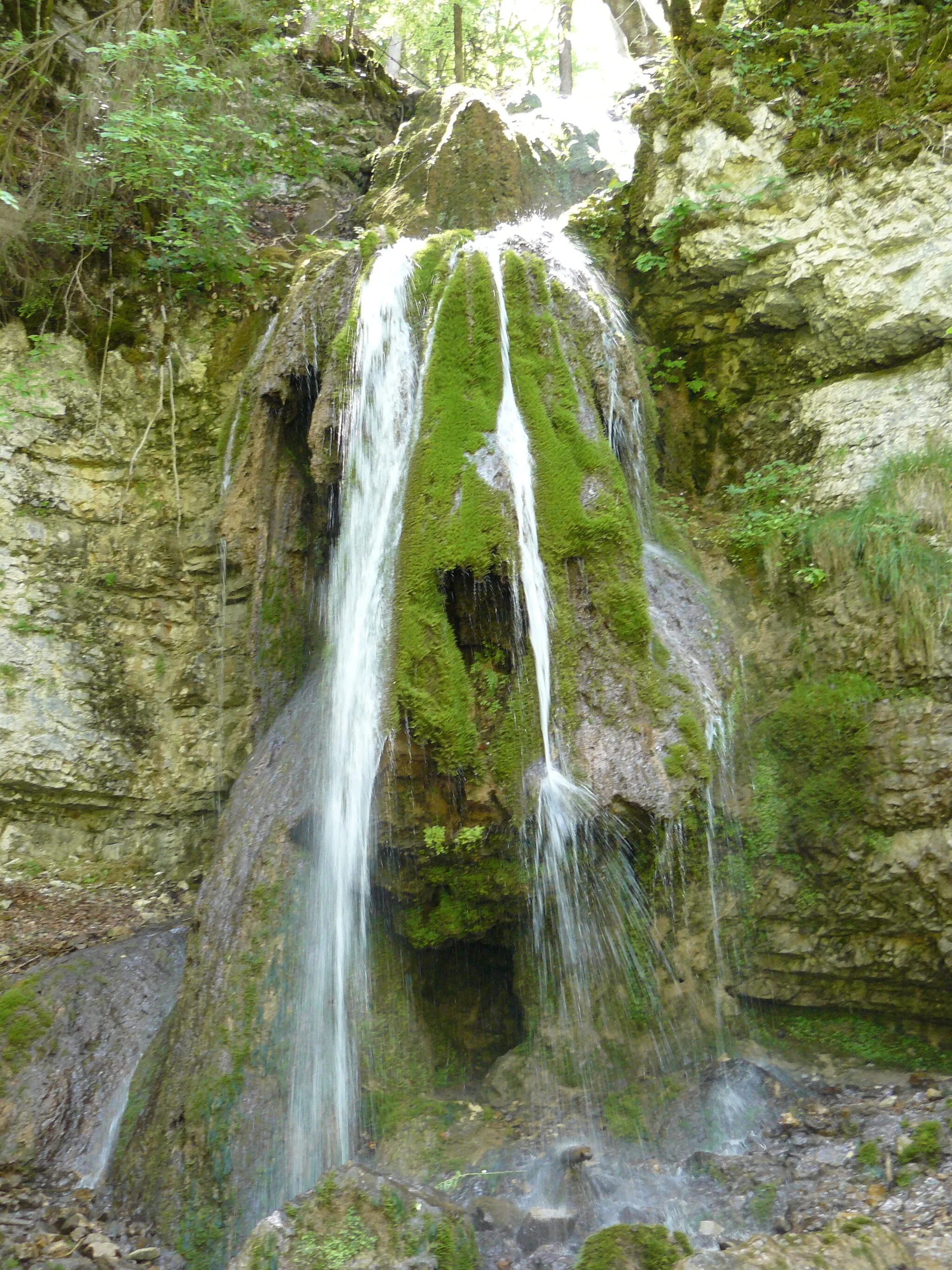 Photo showing: Wasserfall in der Wutachschlucht