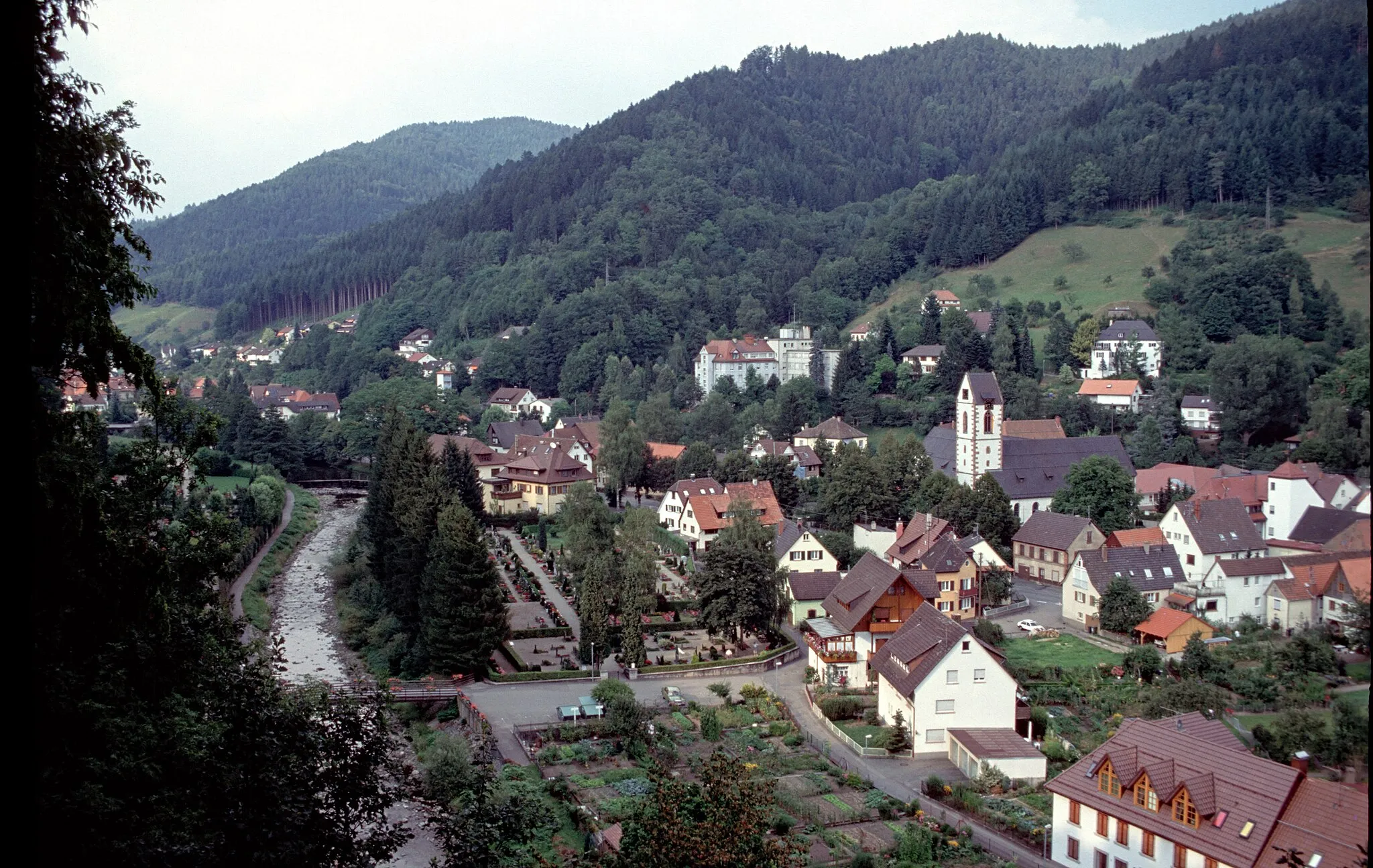 Photo showing: Blick auf Wolfach (Schwarzwald)