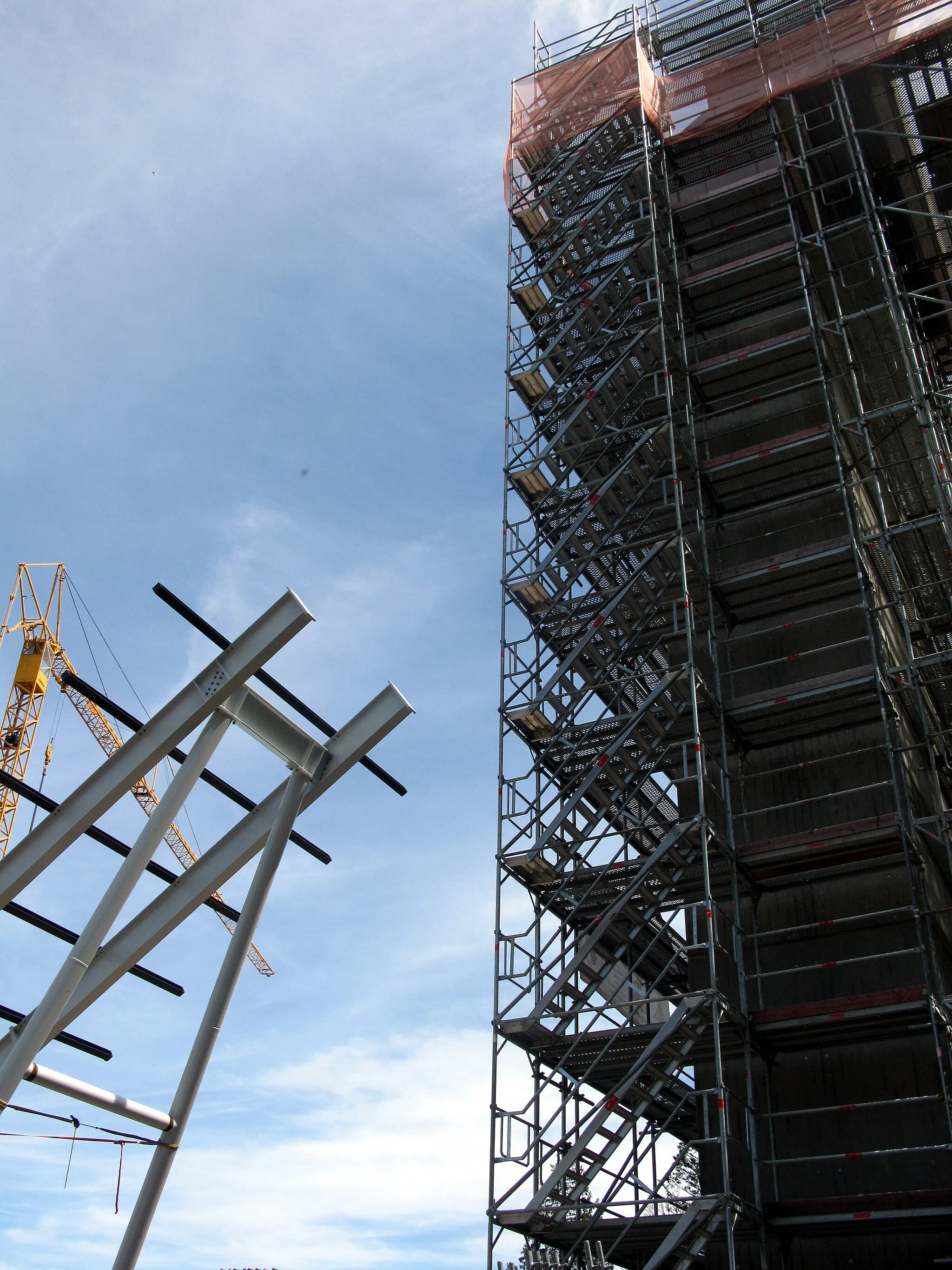 Photo showing: Baustelle Rothausschanze in Hinterzarten