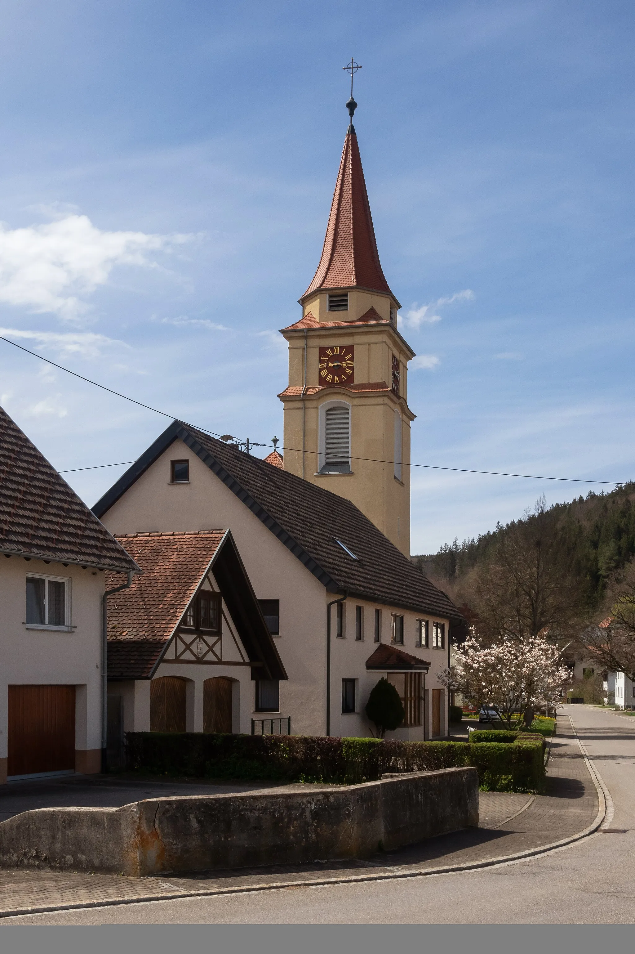 Photo showing: Aulfingen, church: Kiche Sankt Nikolaus