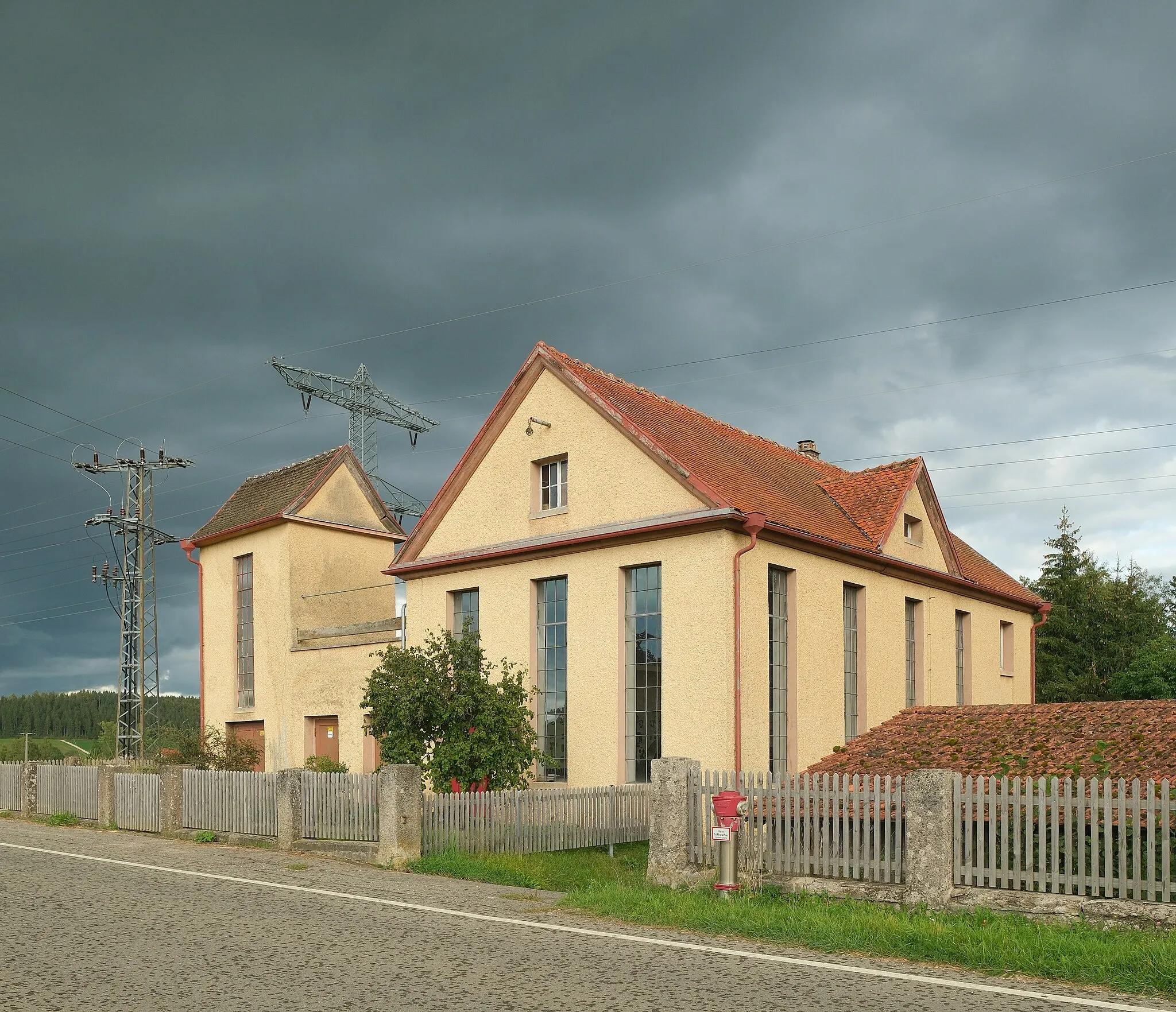 Photo showing: Power station Waldhausen, Bräunlingen, district Schwarzwald–Baar–Kreis, Baden–Württemberg, Germany