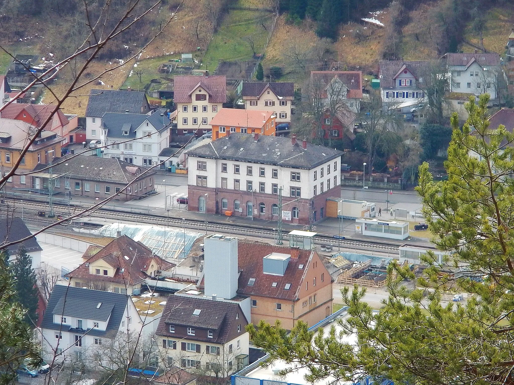 Photo showing: Bahnhof in Oberndorf