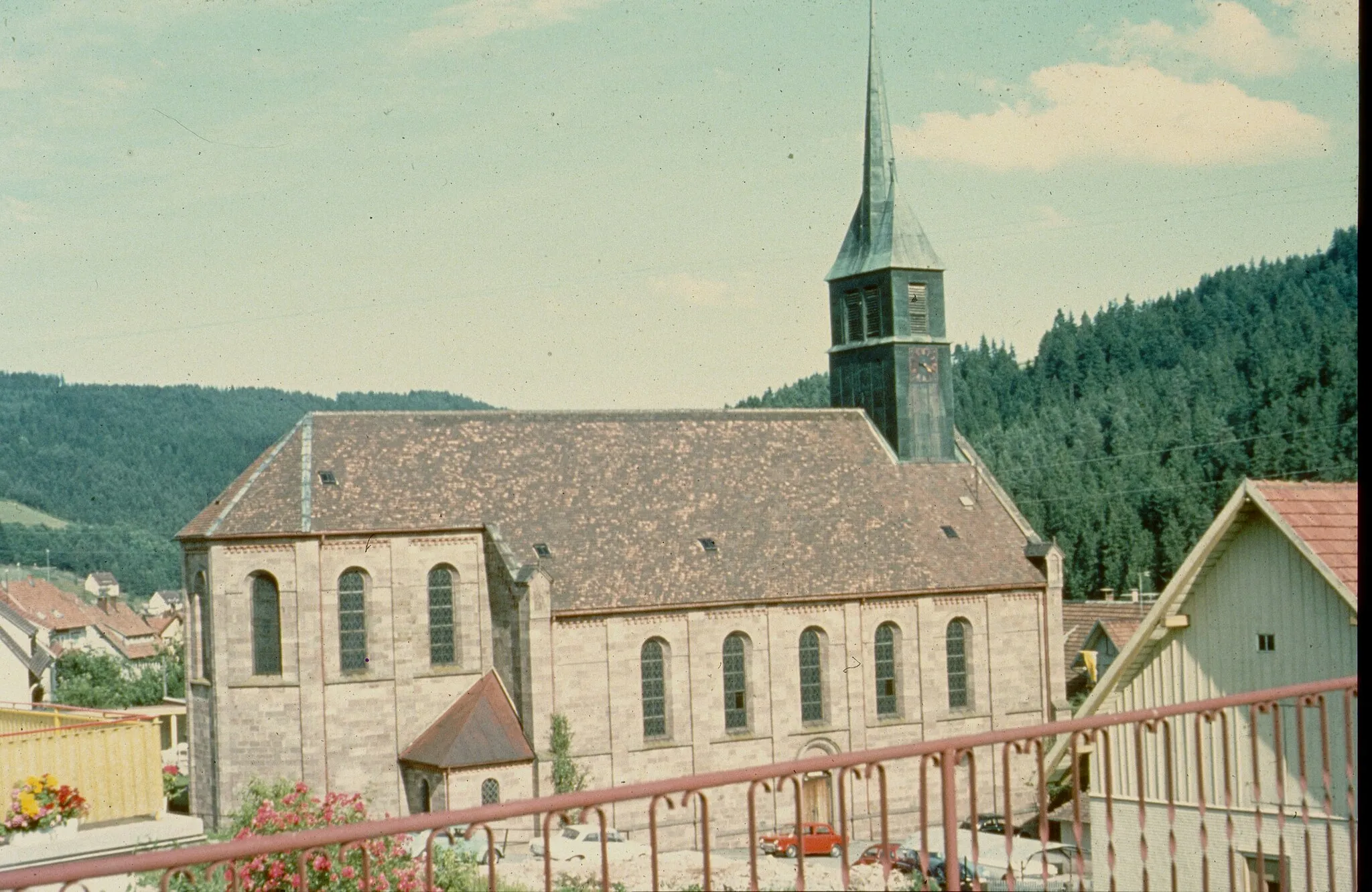 Photo showing: Die alte Pfarrkirche wurde 1848 fertiggestellt und 1967 abgebrochen.