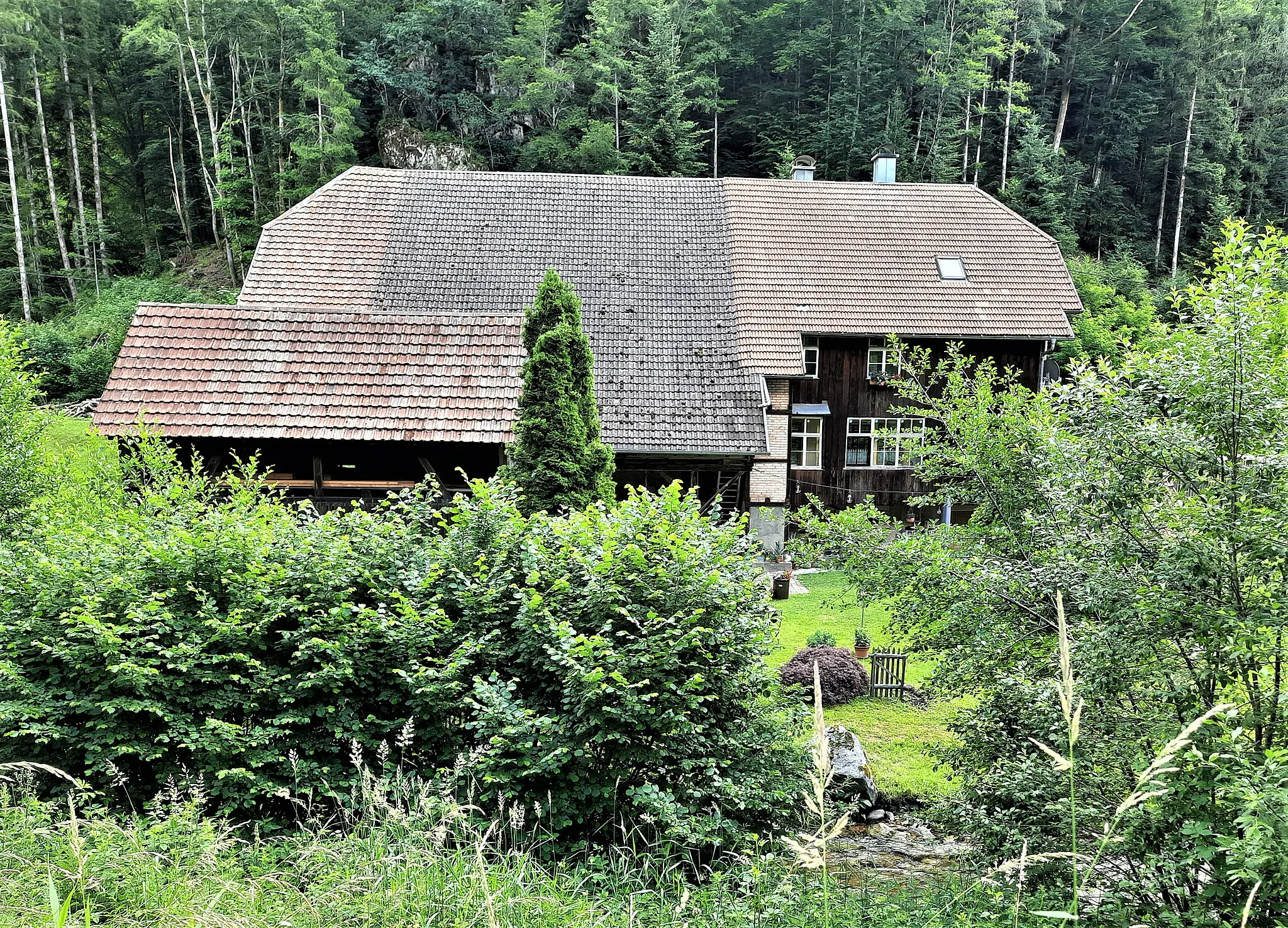 Photo showing: Bauernhaus im Ortsteil Elbenschwand-Langensee der Gemeinde Kleines Wiesental.