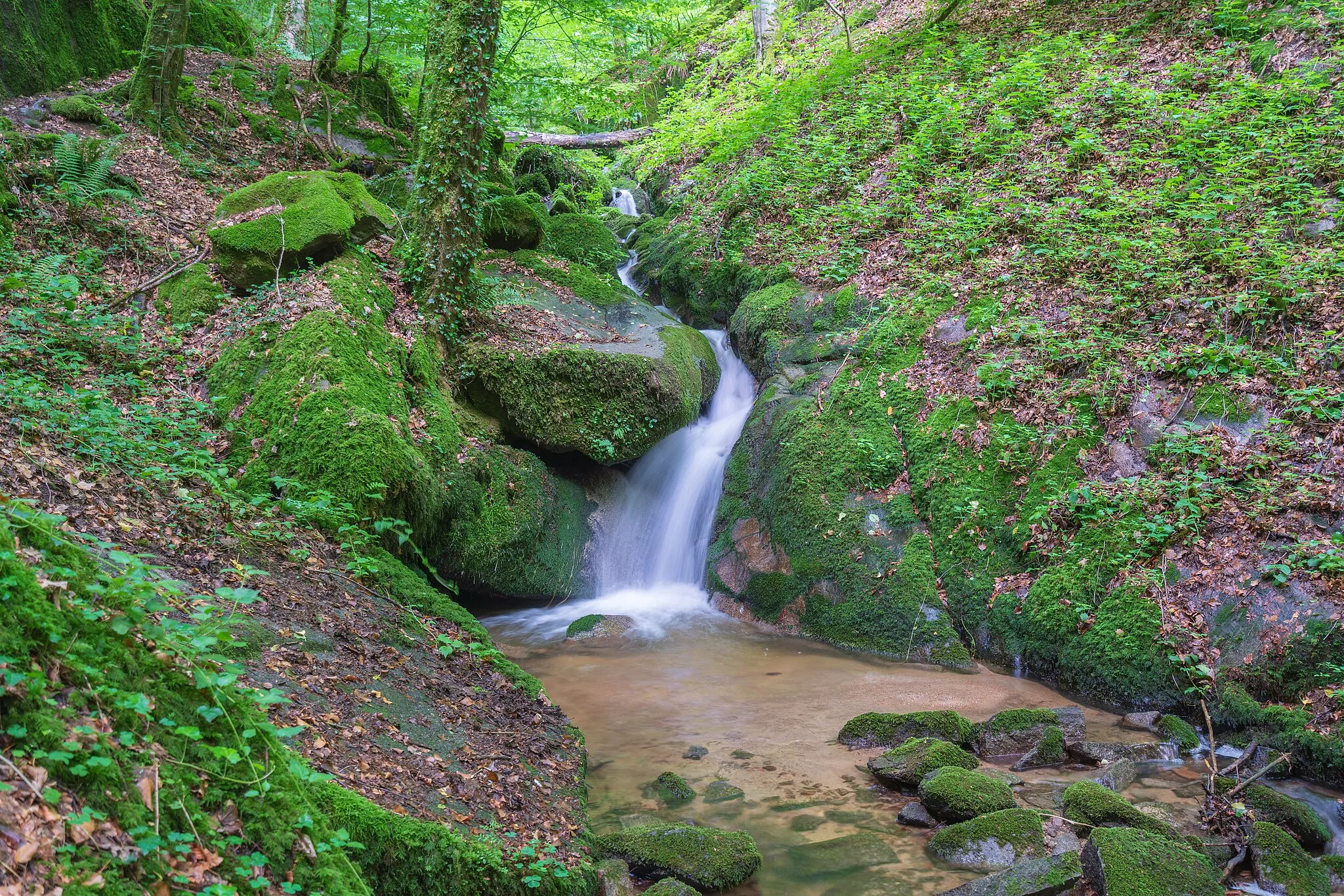 Photo showing: Der Höllbach in der Höllschlucht