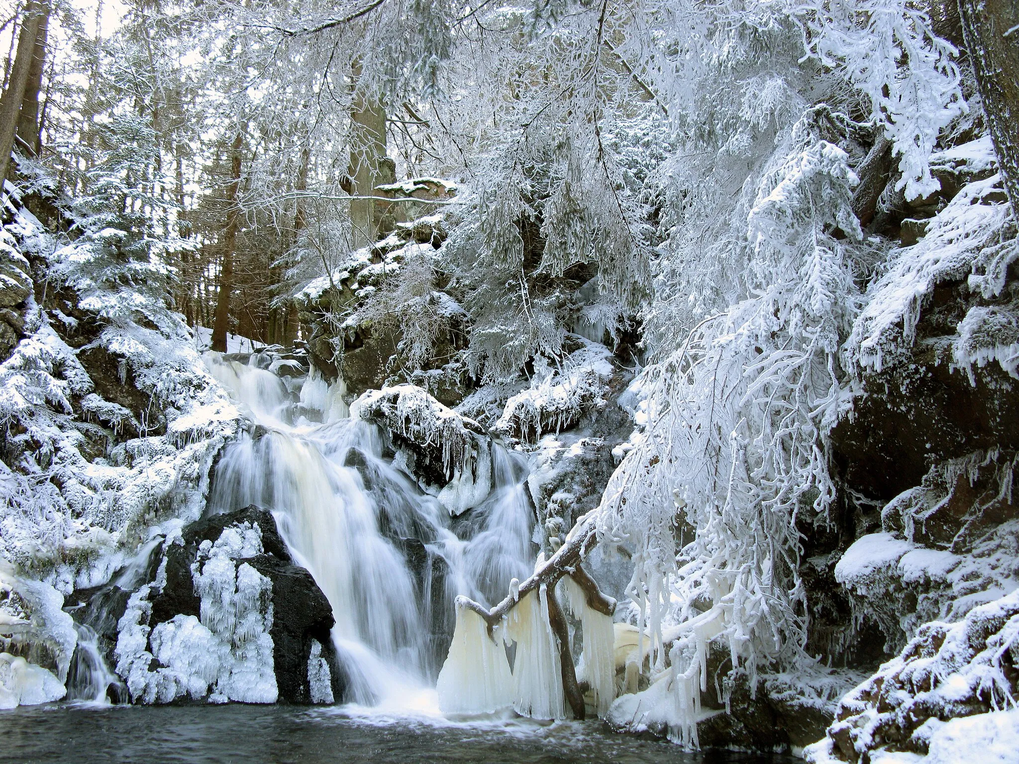 Photo showing: Waterfall Falkau