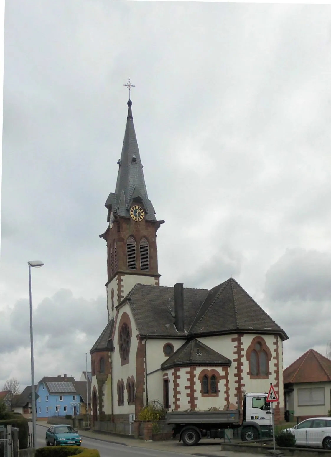 Photo showing: Erlöserkirche in Kippenheimweiler, Stadt Lahr/Schwarzwald, Ortenaukreis, Baden-Württemberg