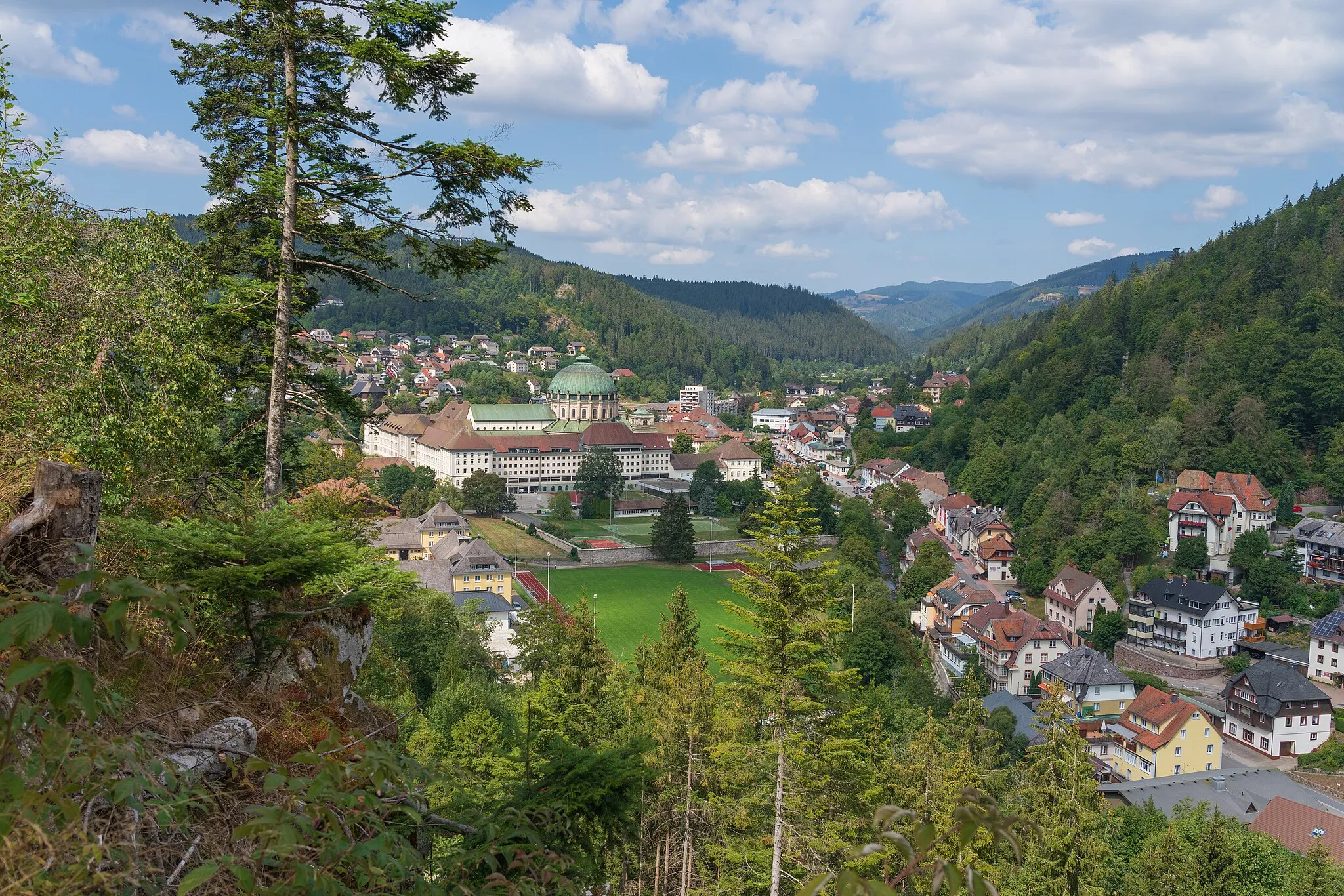 Photo showing: Blick auf St. Blasien