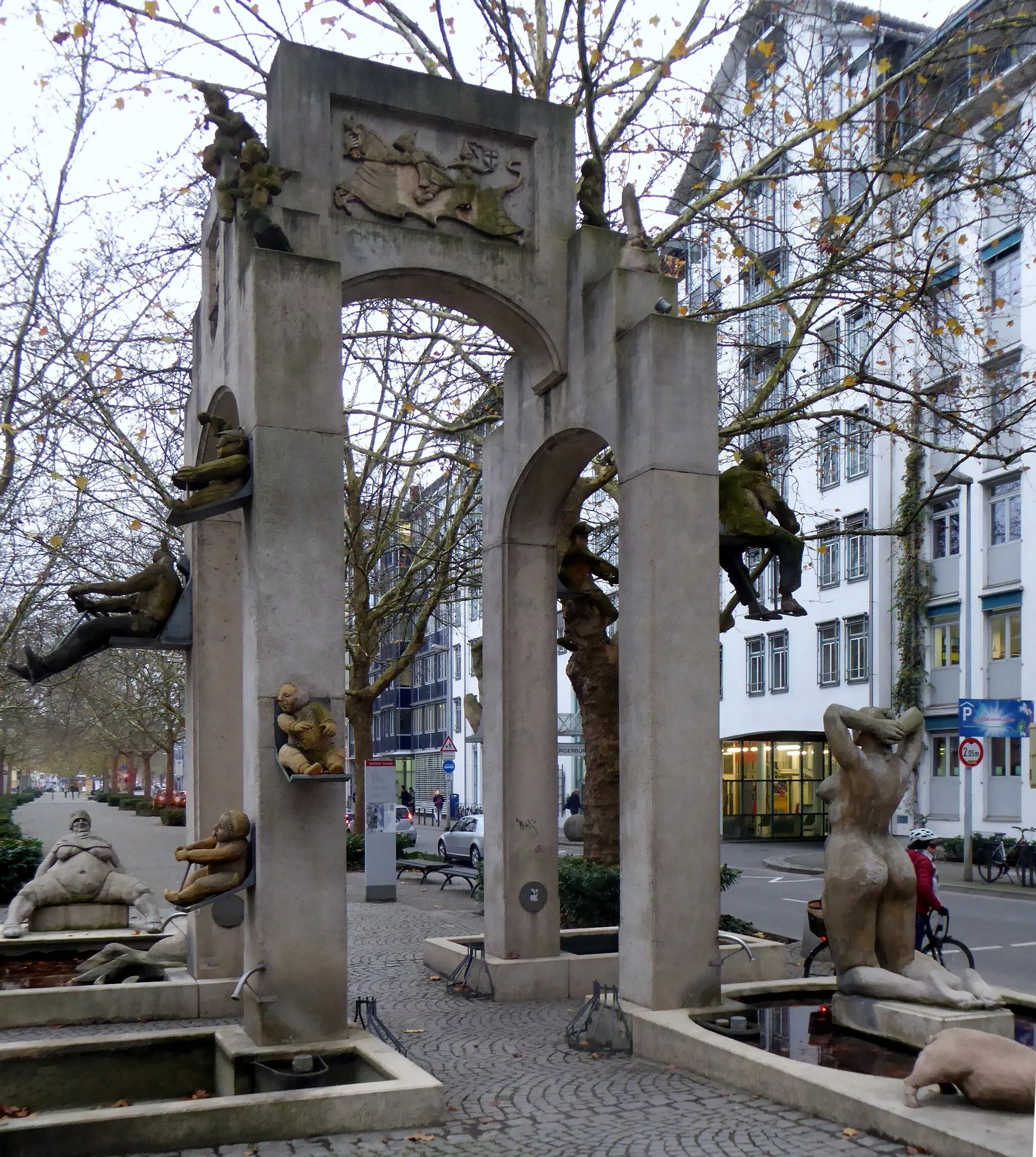 Photo showing: Konstanz, Triumphbogen an der Laubestraße, von Norden.