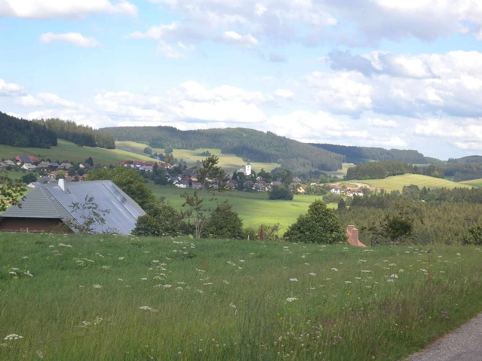 Photo showing: Ortsansicht von Breitnau, von Westen her