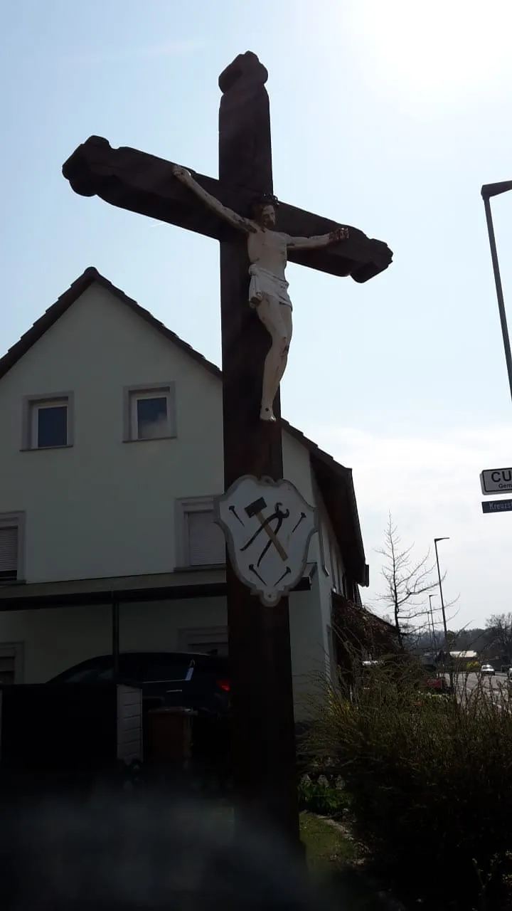 Photo showing: Wegkreuz an der Kreuzstraße in Beuren an der Aach