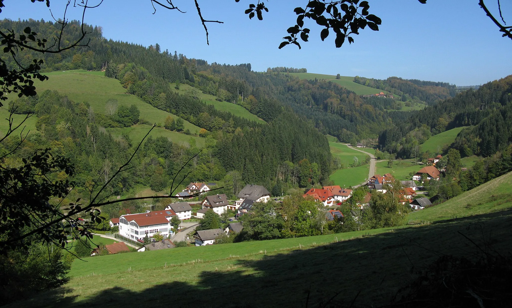 Photo showing: Wagensteige with Wagensteig, part of Buchenbach