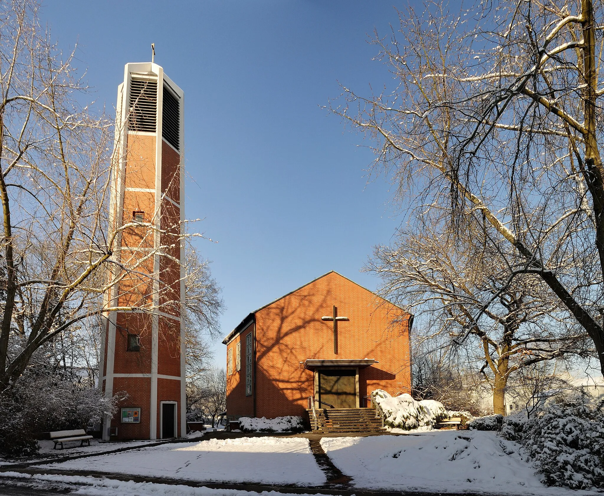 Photo showing: Weil am Rhein: Friedenskirche