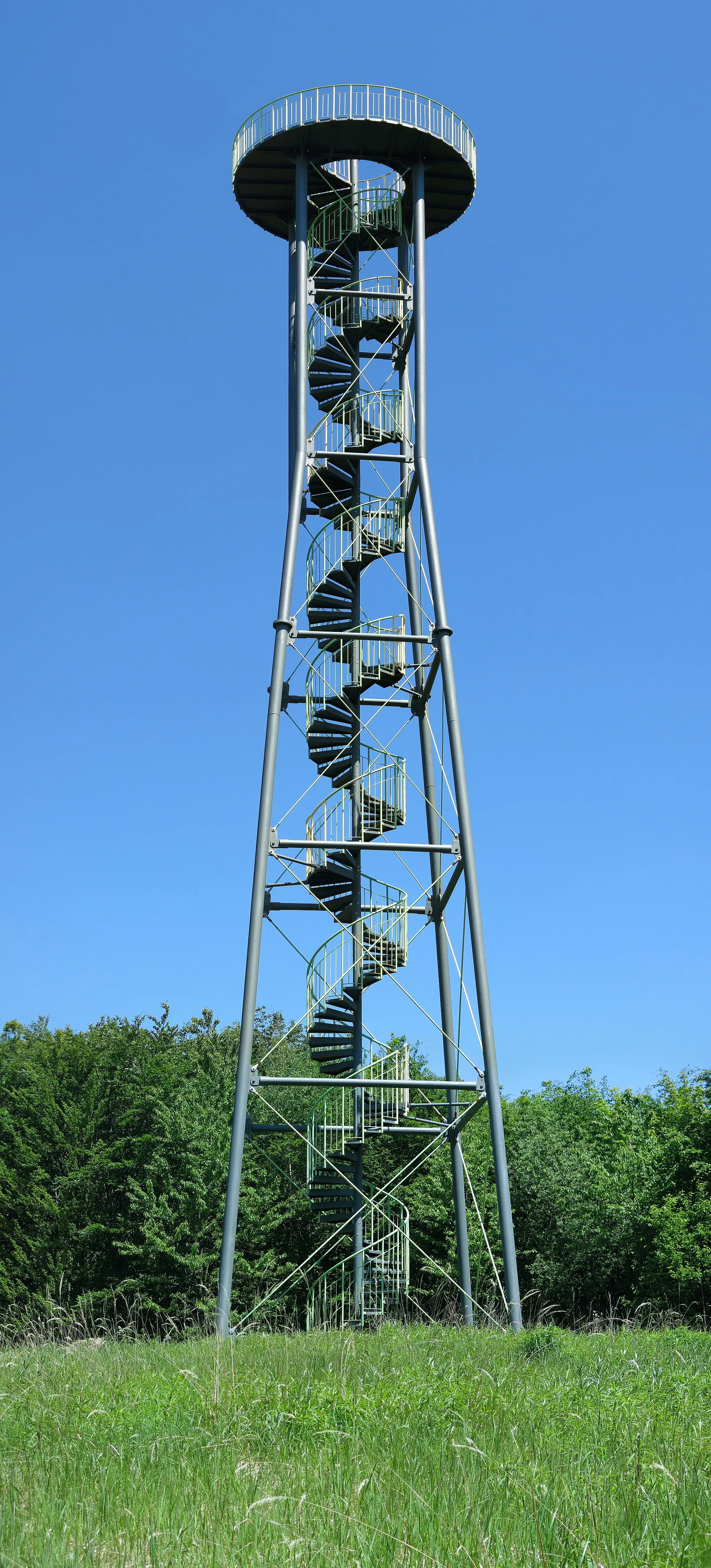 Photo showing: Lookout tower on the Schindlenbühl in the Black Forest near Ettenheim