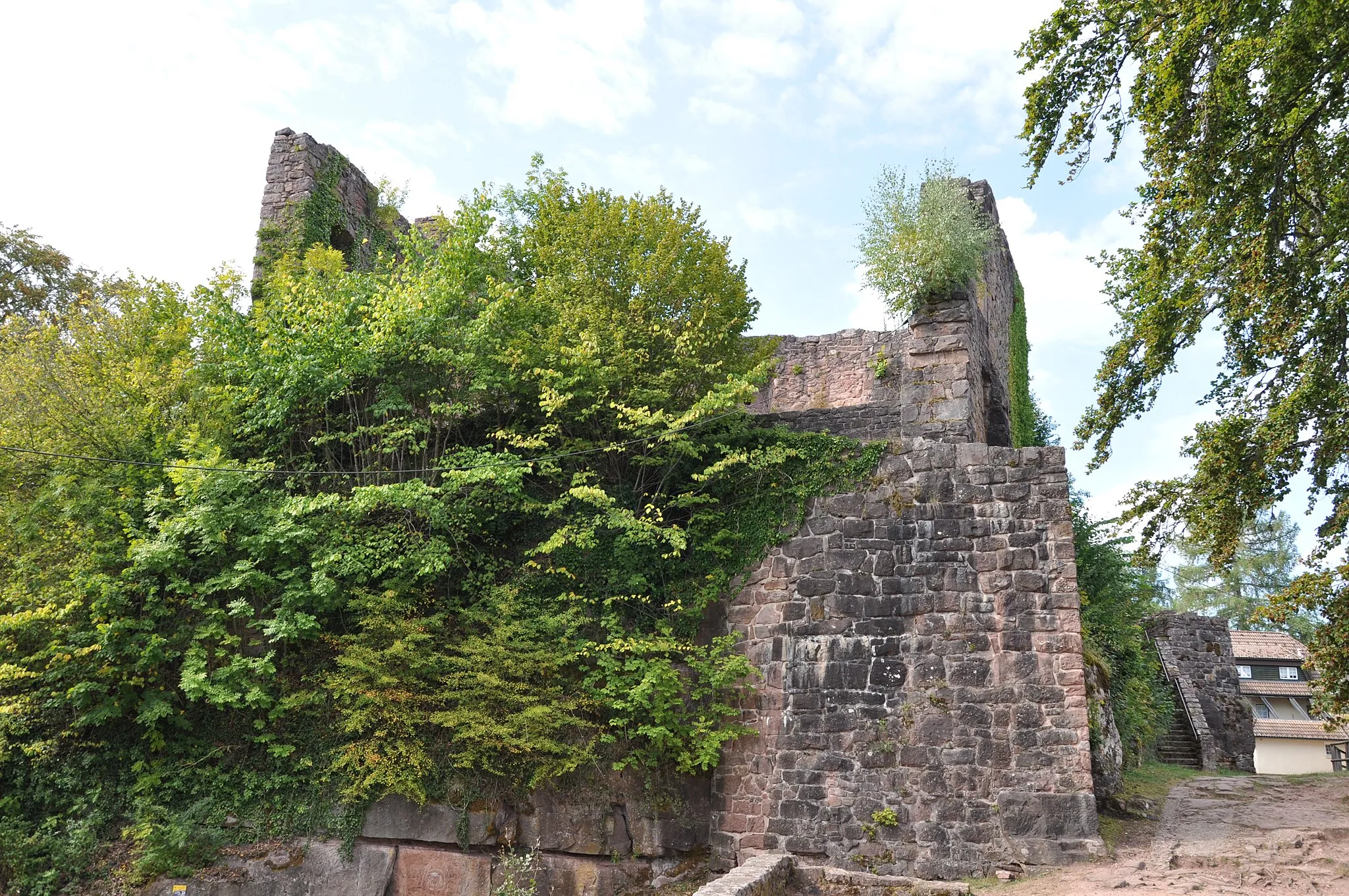 Photo showing: Burgruine Hohenschramberg