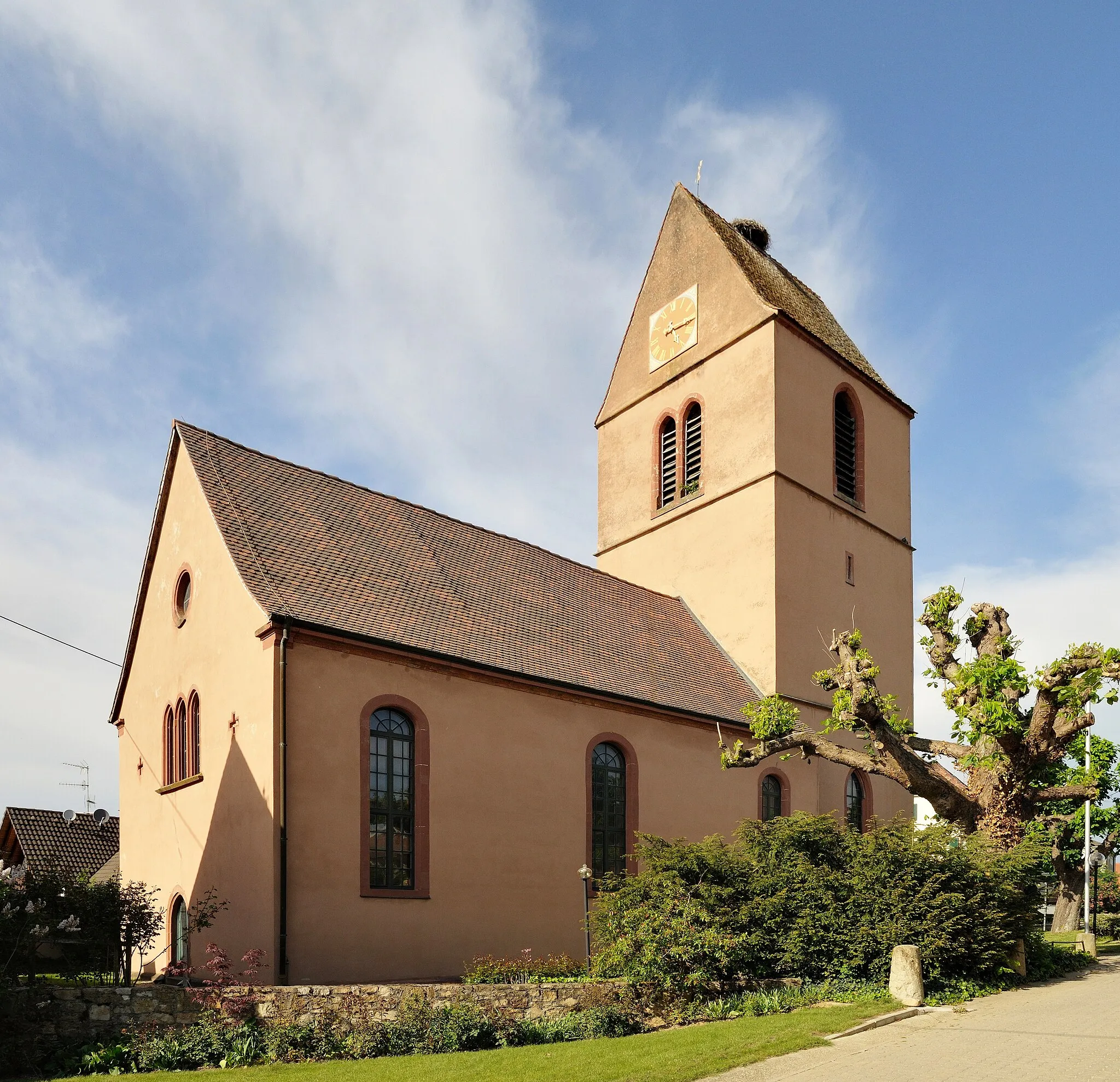 Photo showing: Egringen: Protestant Church