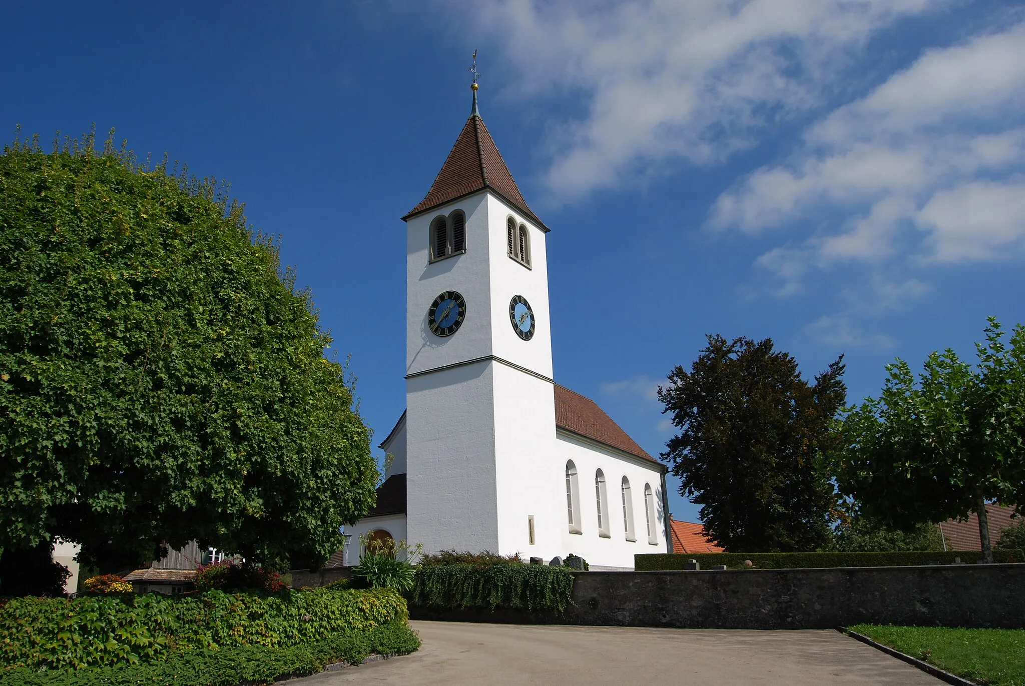 Photo showing: Church of Leutmerken (KGS n. 5050), canton of Thurgovia, Switzerland