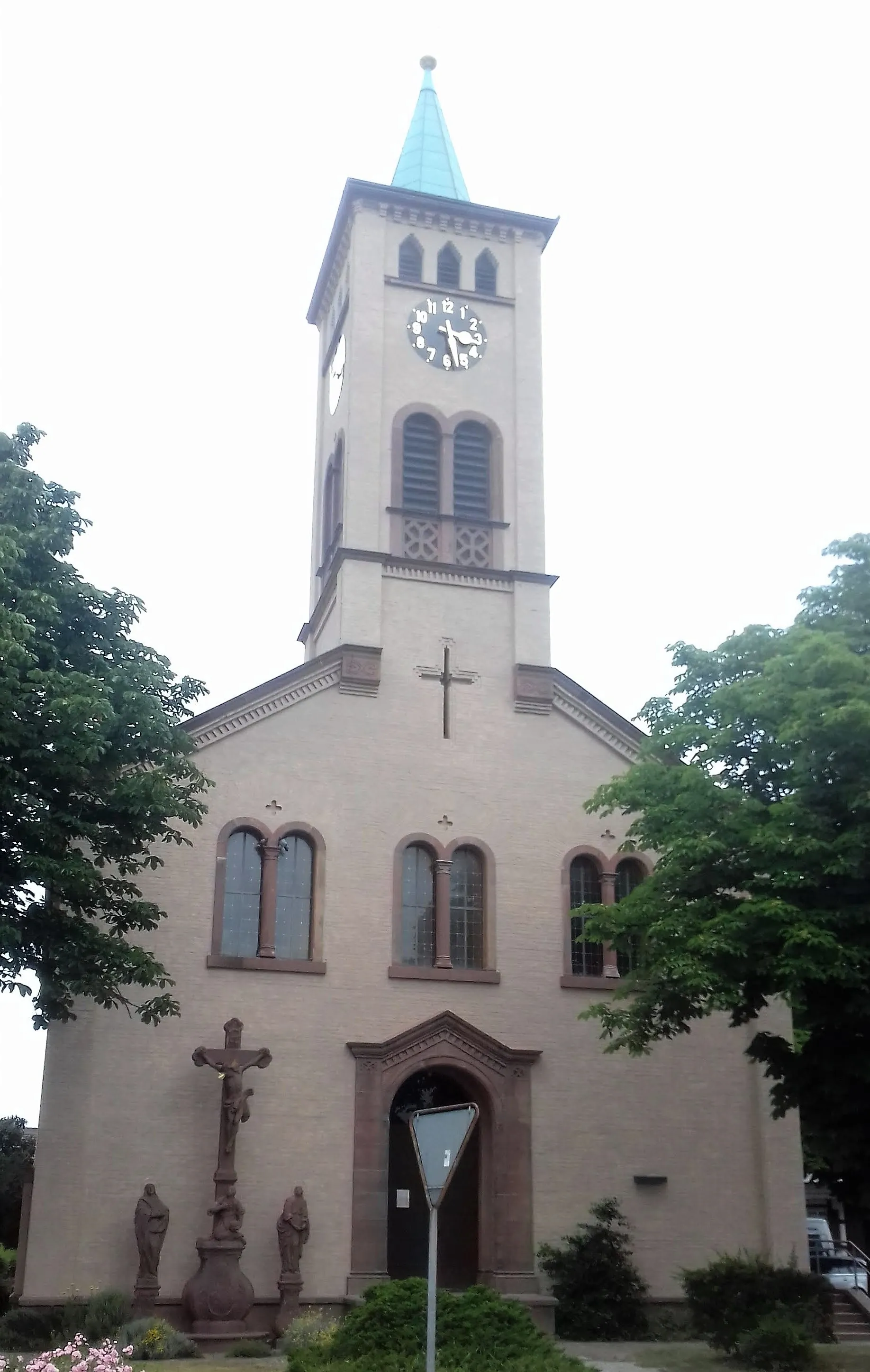 Photo showing: Eglise Saint Michel de Honau (Rheinau)