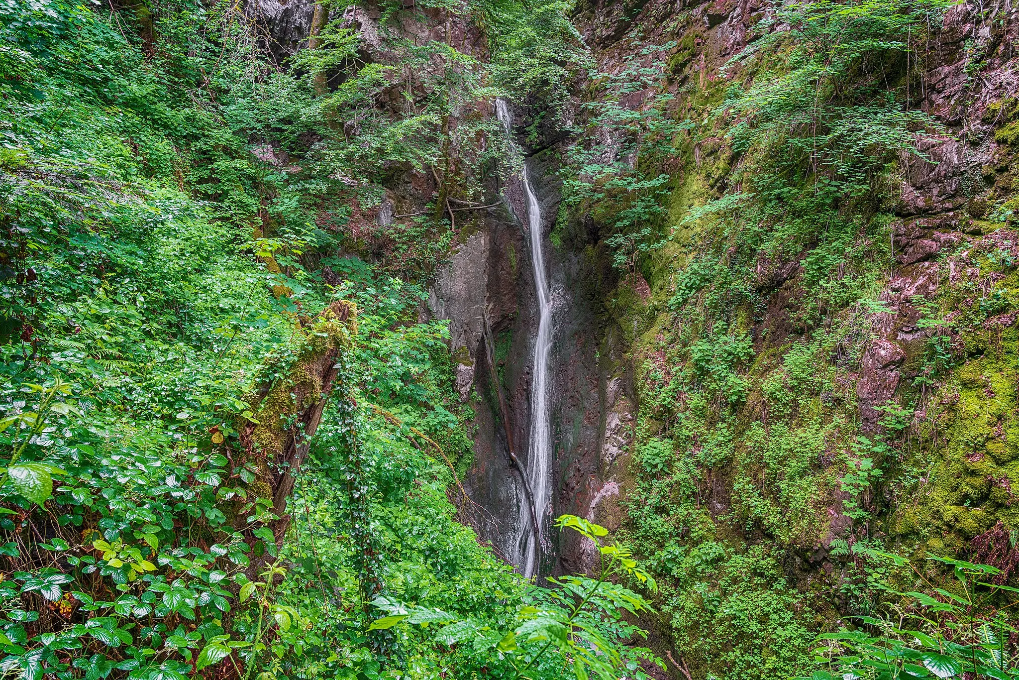 Photo showing: Dietlinger Wasserfall, oberer Hauptfall
