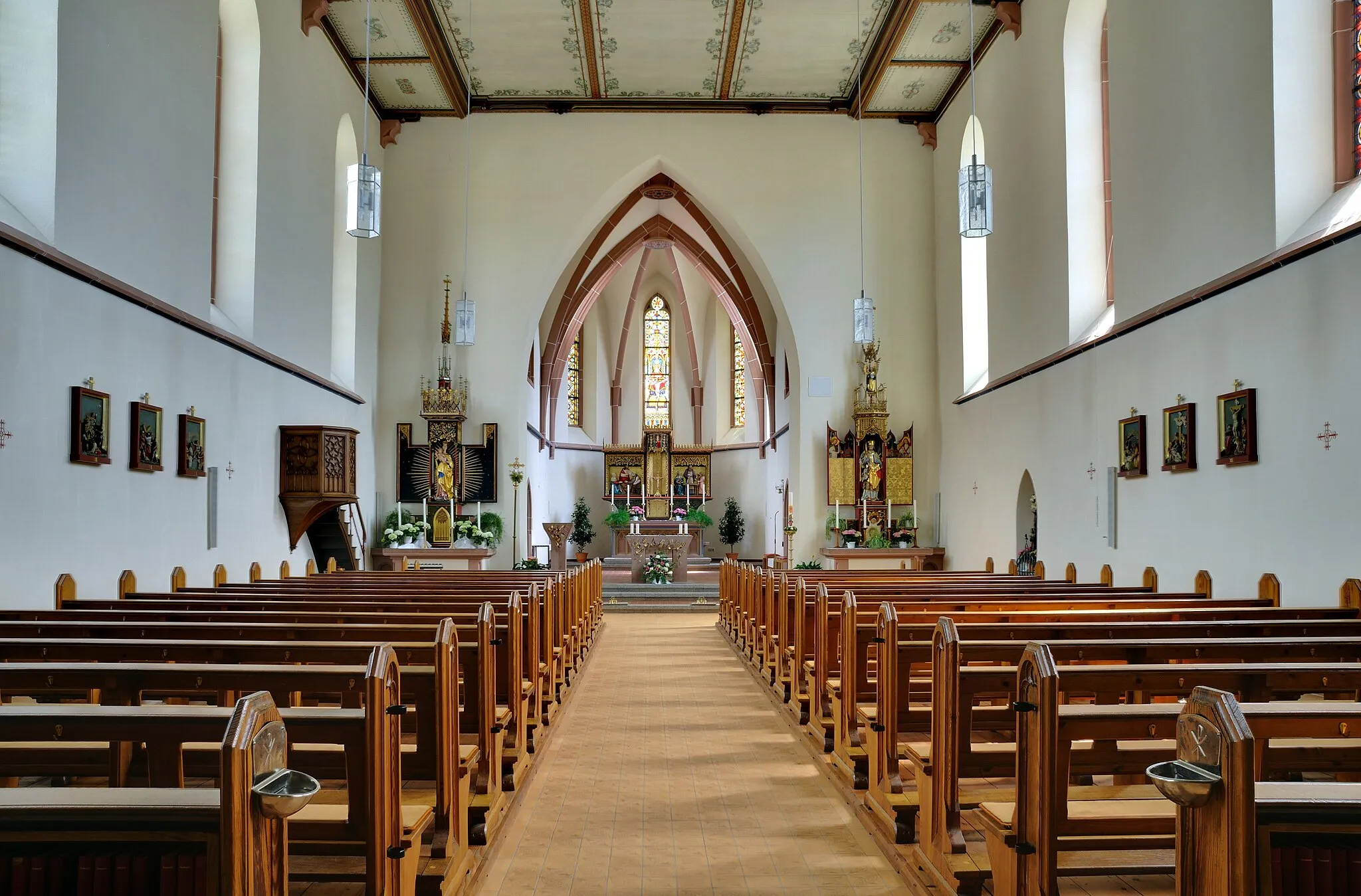 Photo showing: Hausen im Wiesental: catholic church