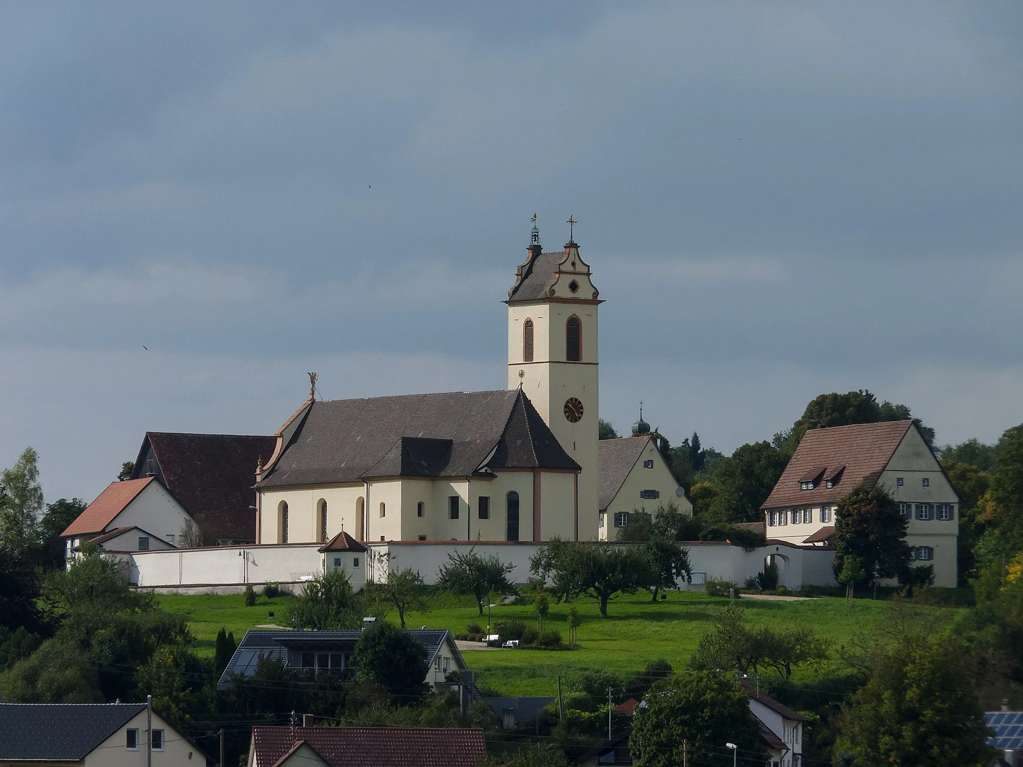 Photo showing: Blick auf den Kirchberg in Seitingen-Oberflacht