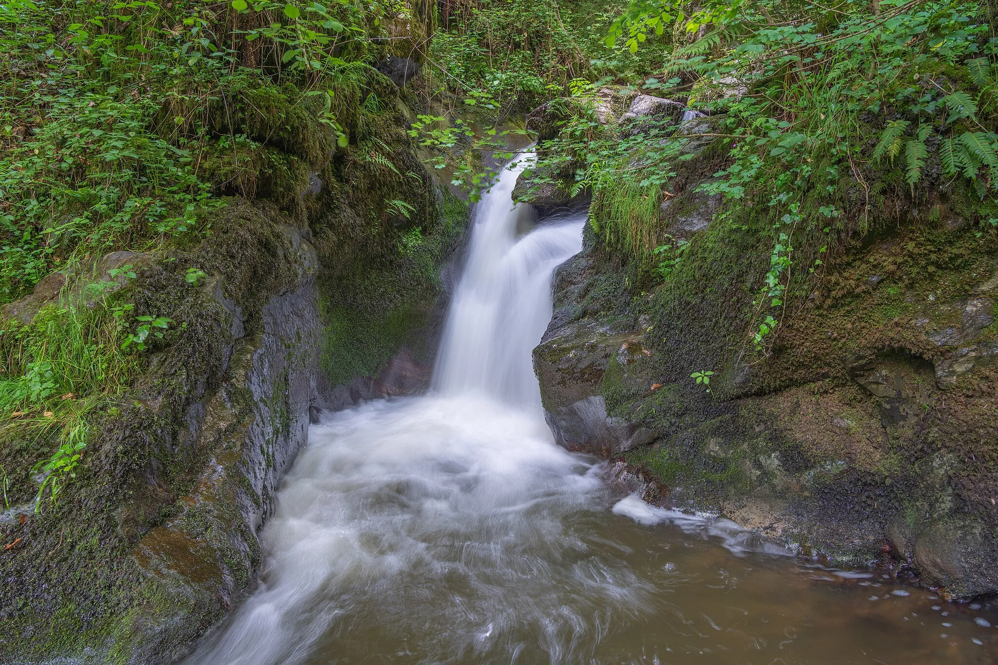 Photo showing: Andelsbacher Wasserfall