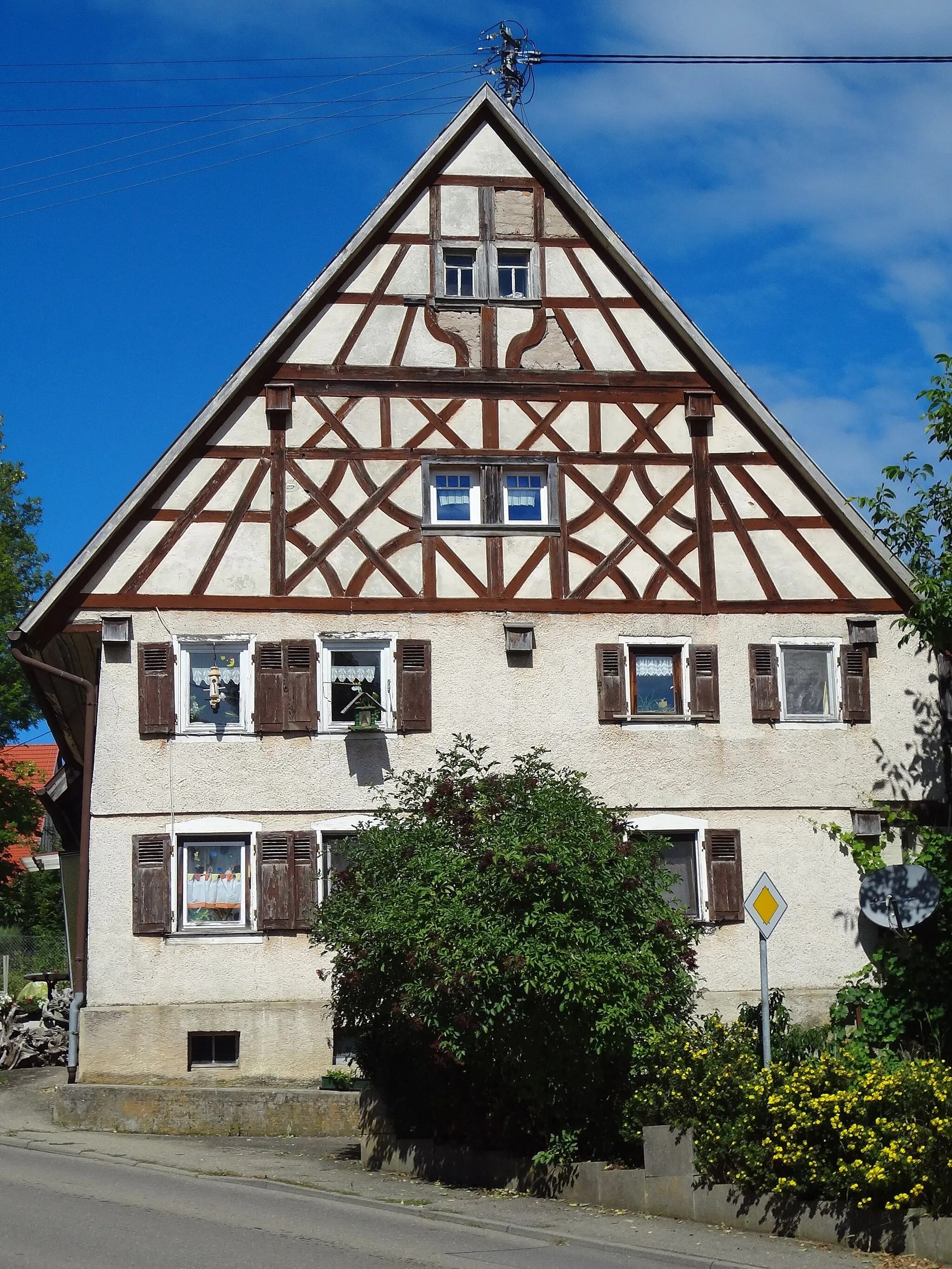 Photo showing: Küfers Haus, Hintere Gasse 2, Zimmern-Flözlingen