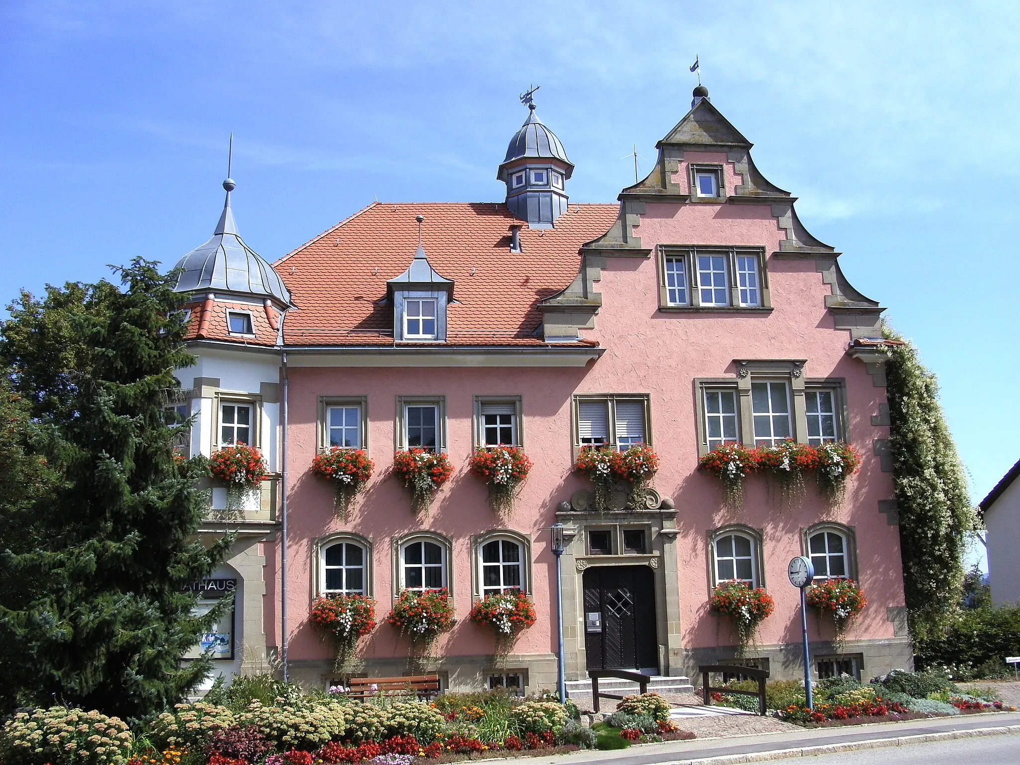 Photo showing: Rathaus von Dauchingen, Deutschland