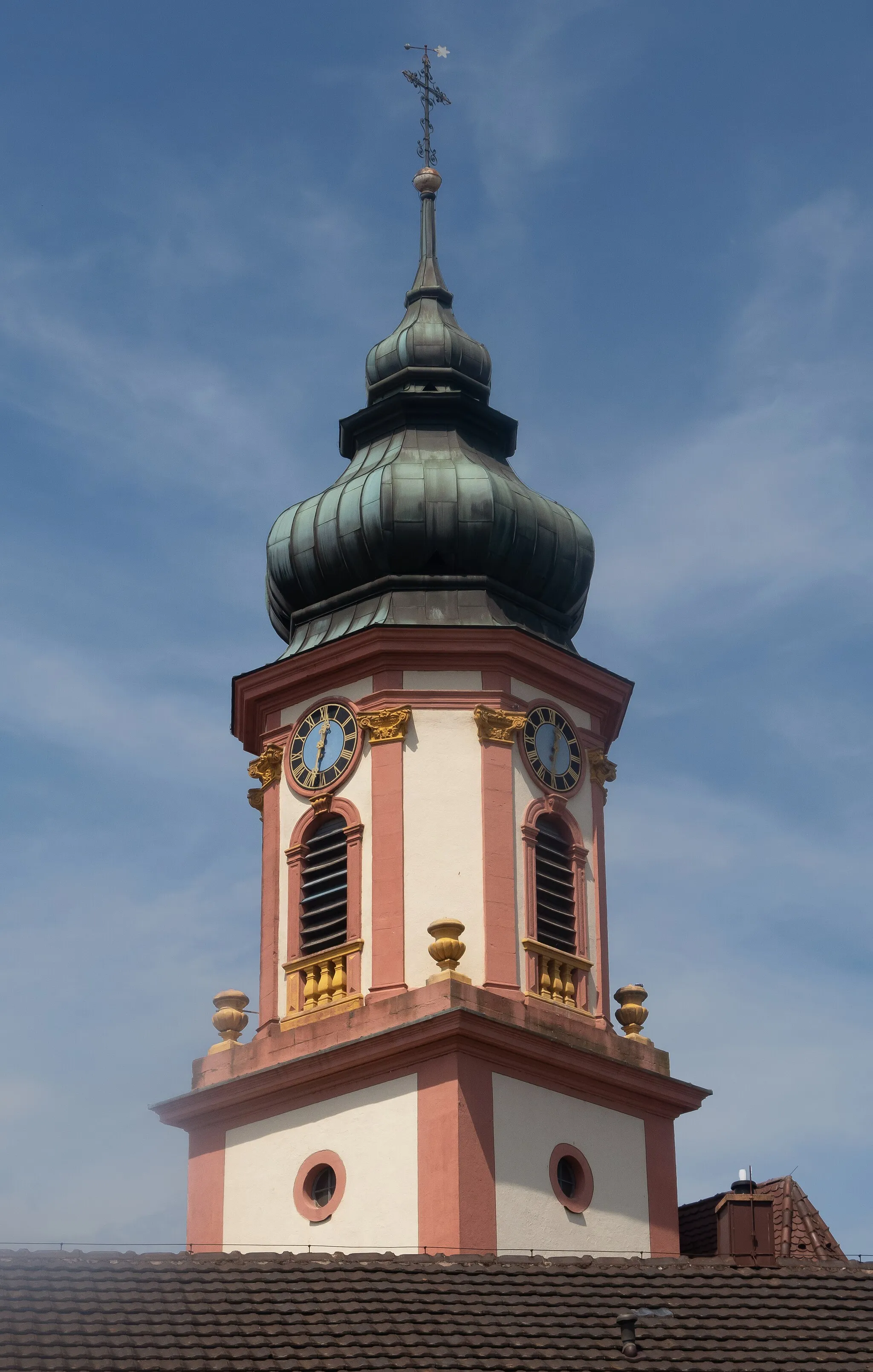Photo showing: Appenweier, churchtower (Sankt Michaelkirche)