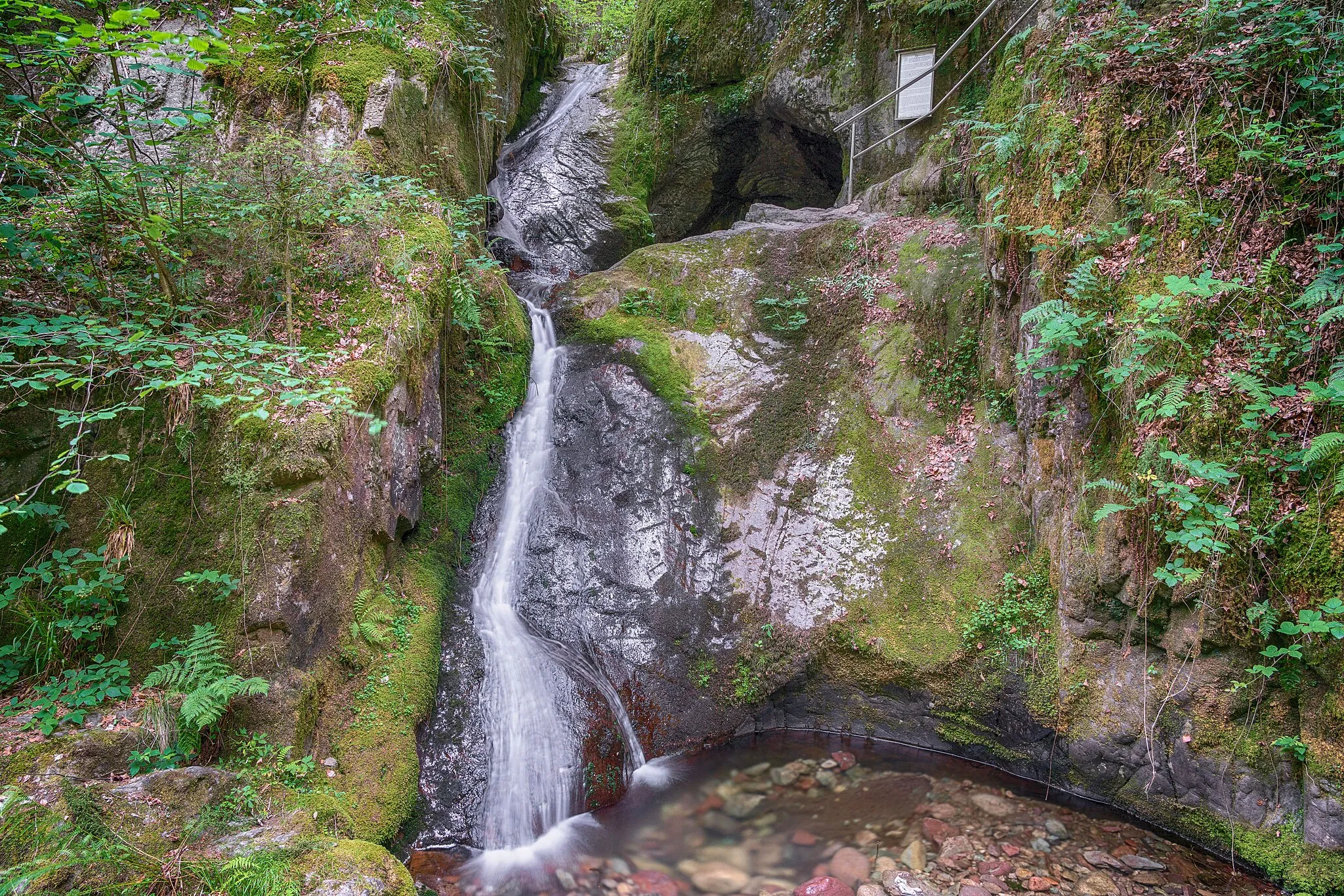 Photo showing: Edelfrauengrab-Wasserfälle