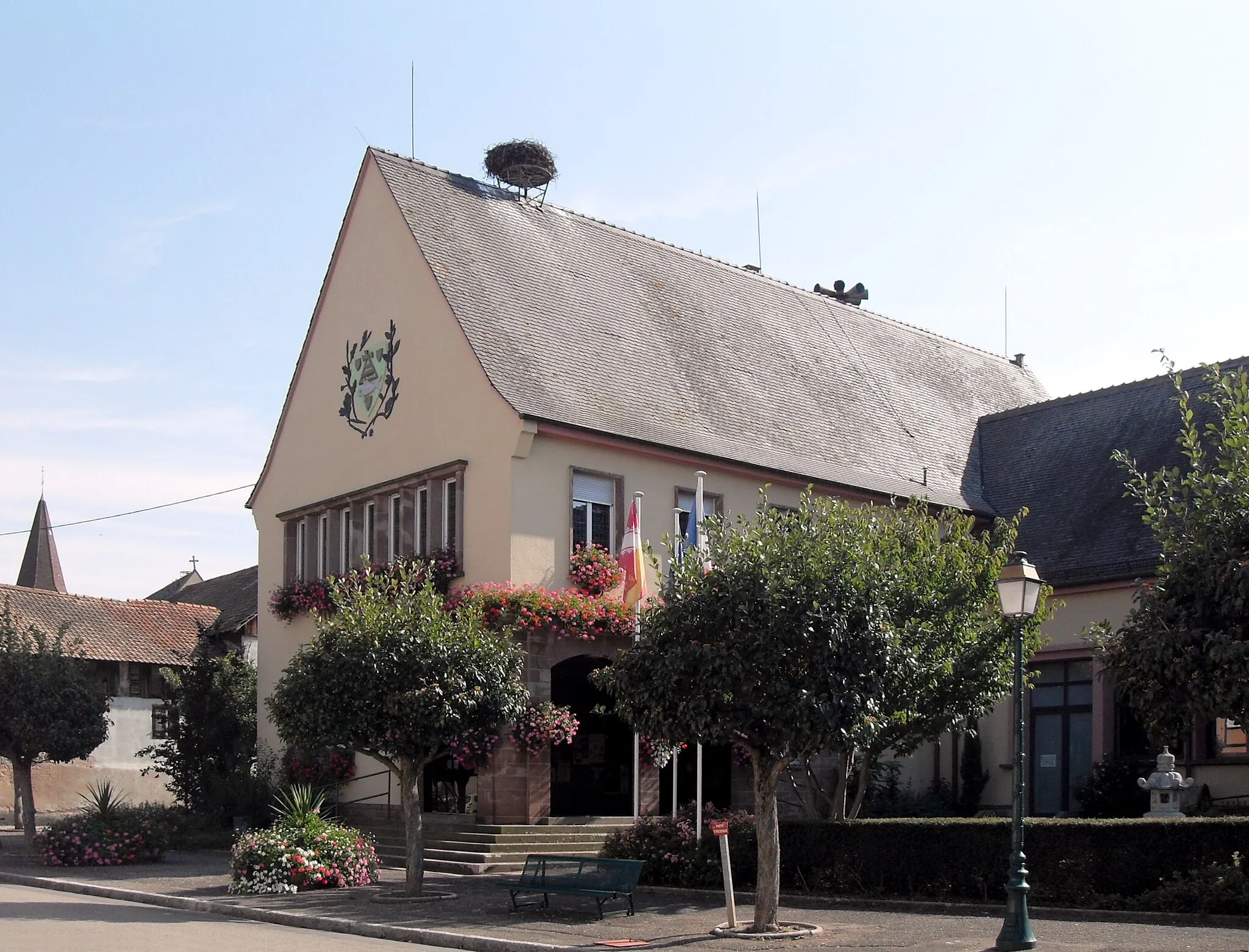 Photo showing: L'hôtel de ville de Guémar