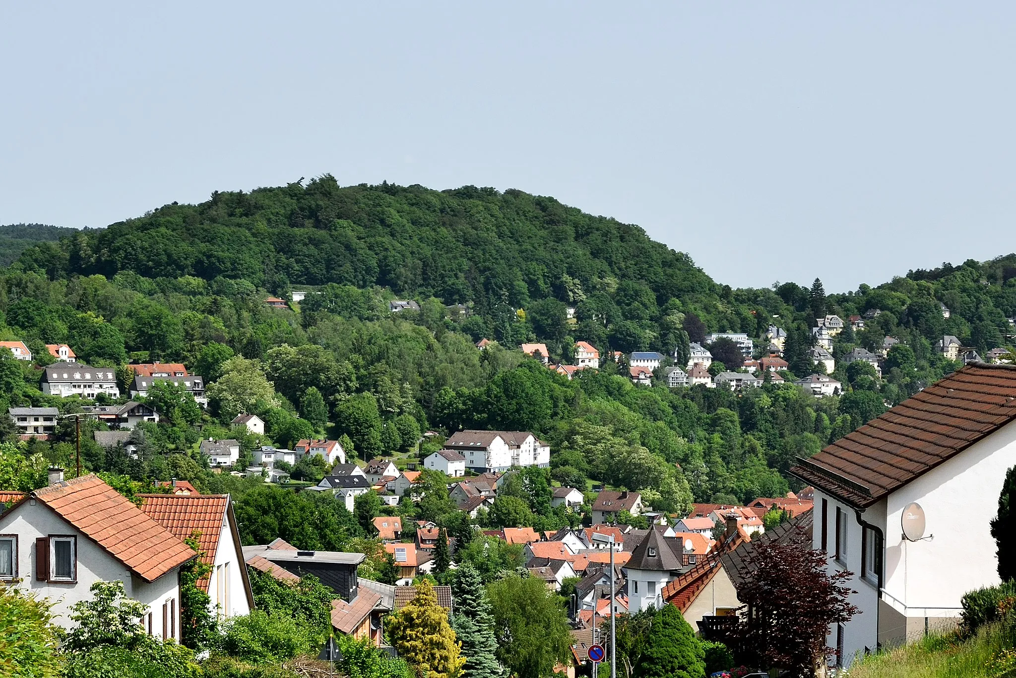 Photo showing: Dammels hill in Marburg