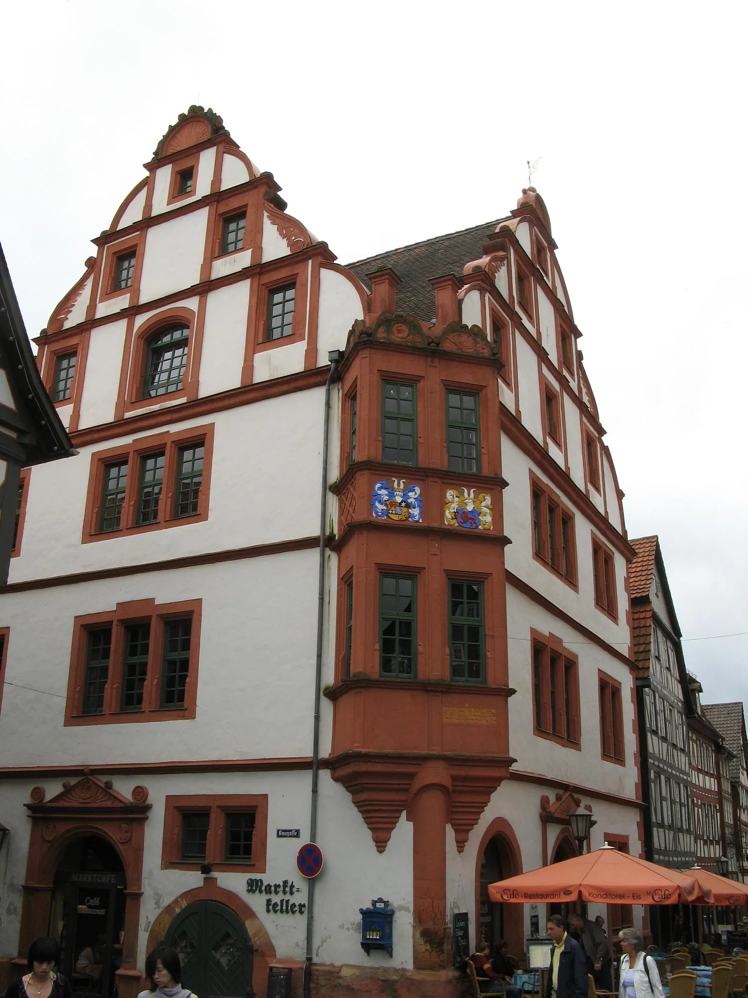 Photo showing: In Alsfeld das Hochzeithaus (erbaut 1564-1571) Renaissance - Steingebäude