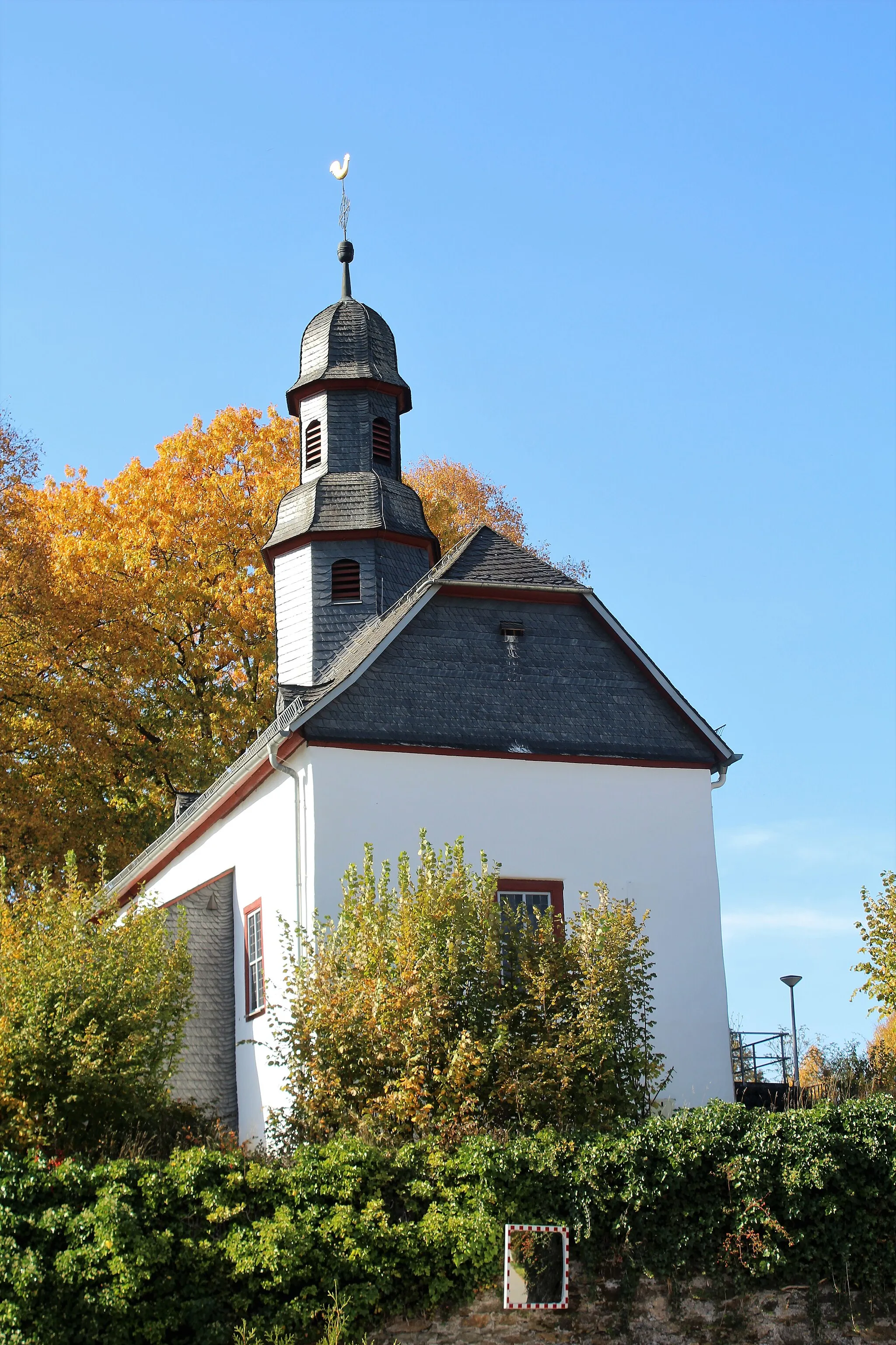 Photo showing: Evangelische Kirche Blasbach, Wetzlar, Lahn-Dill-Kreis, Hessen, Deutschland