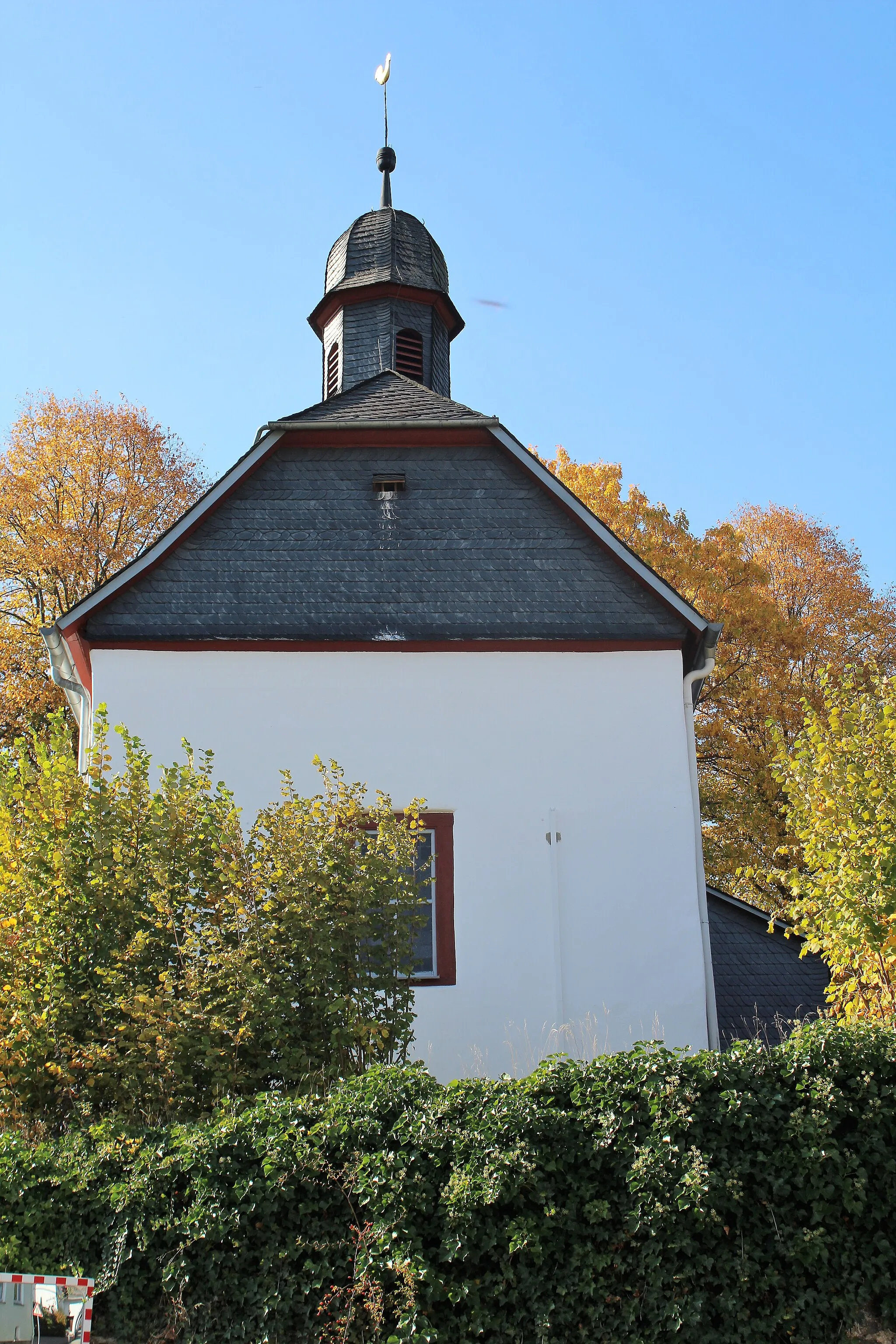 Photo showing: Evangelische Kirche Blasbach, Wetzlar, Lahn-Dill-Kreis, Hessen, Deutschland