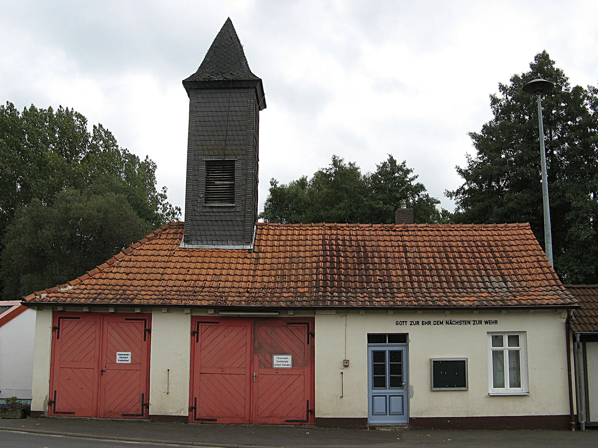 Photo showing: Spritzenhaus, Brückenstraße 22, Heblos, Lauterbach (Hessen)