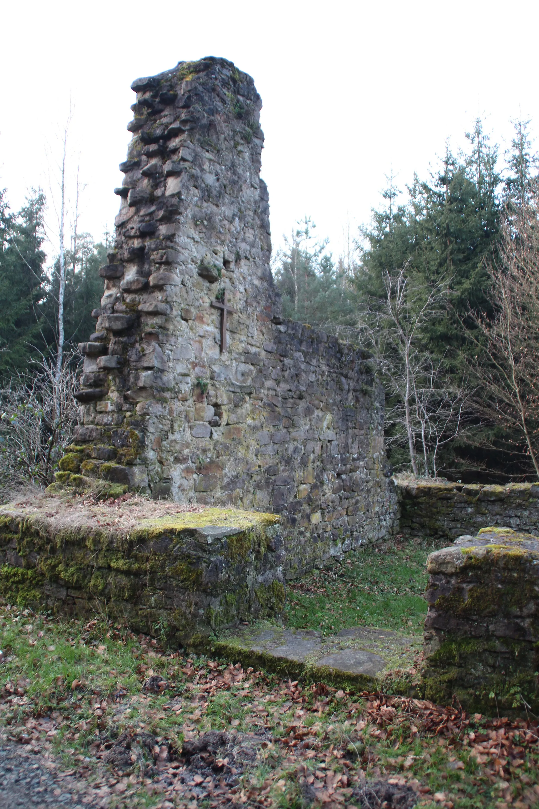 Photo showing: Kirchenruine, der sogenannte Kirchenstumpf