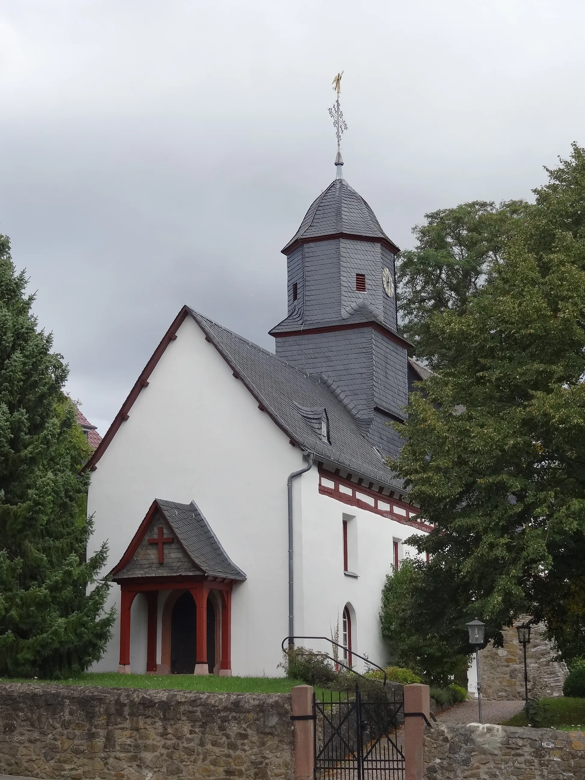 Photo showing: Evangelische Pfarrkirche Reiskirchen
