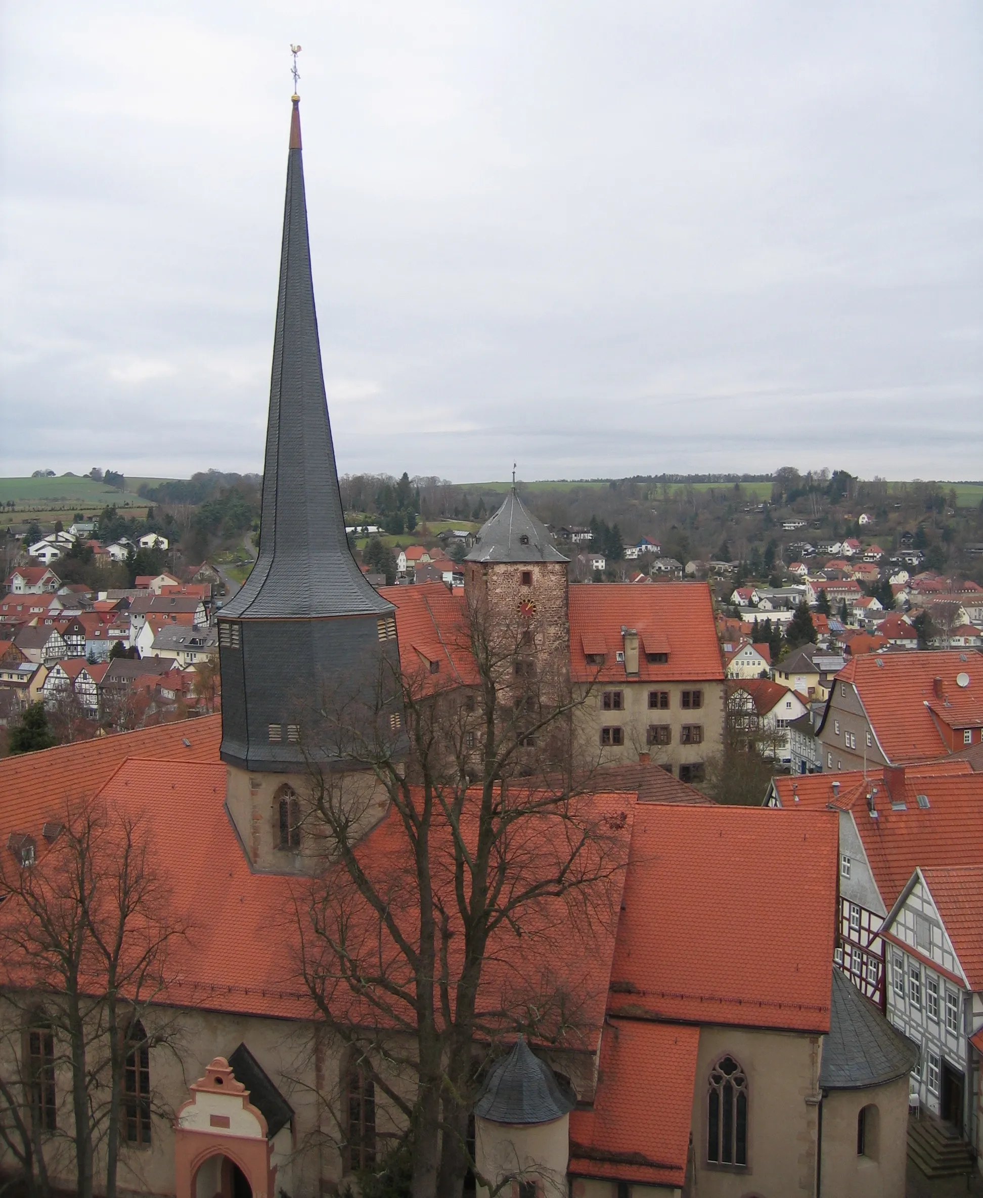 Photo showing: Evangelische Stadtkirche in Schlitz (Vogelsbergkreis)
