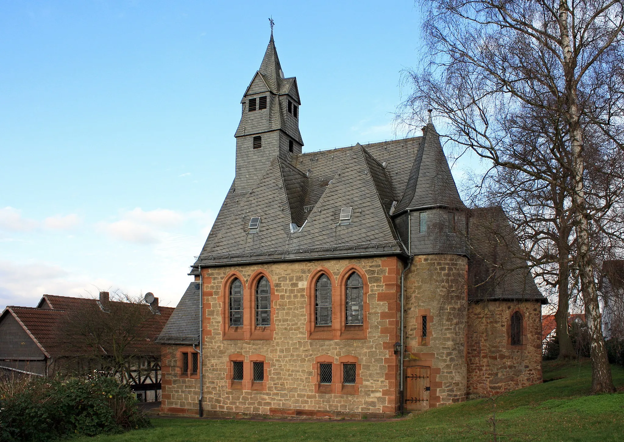 Photo showing: protestant church in Cappel, Marburg (Lahn), Hesse, Germany