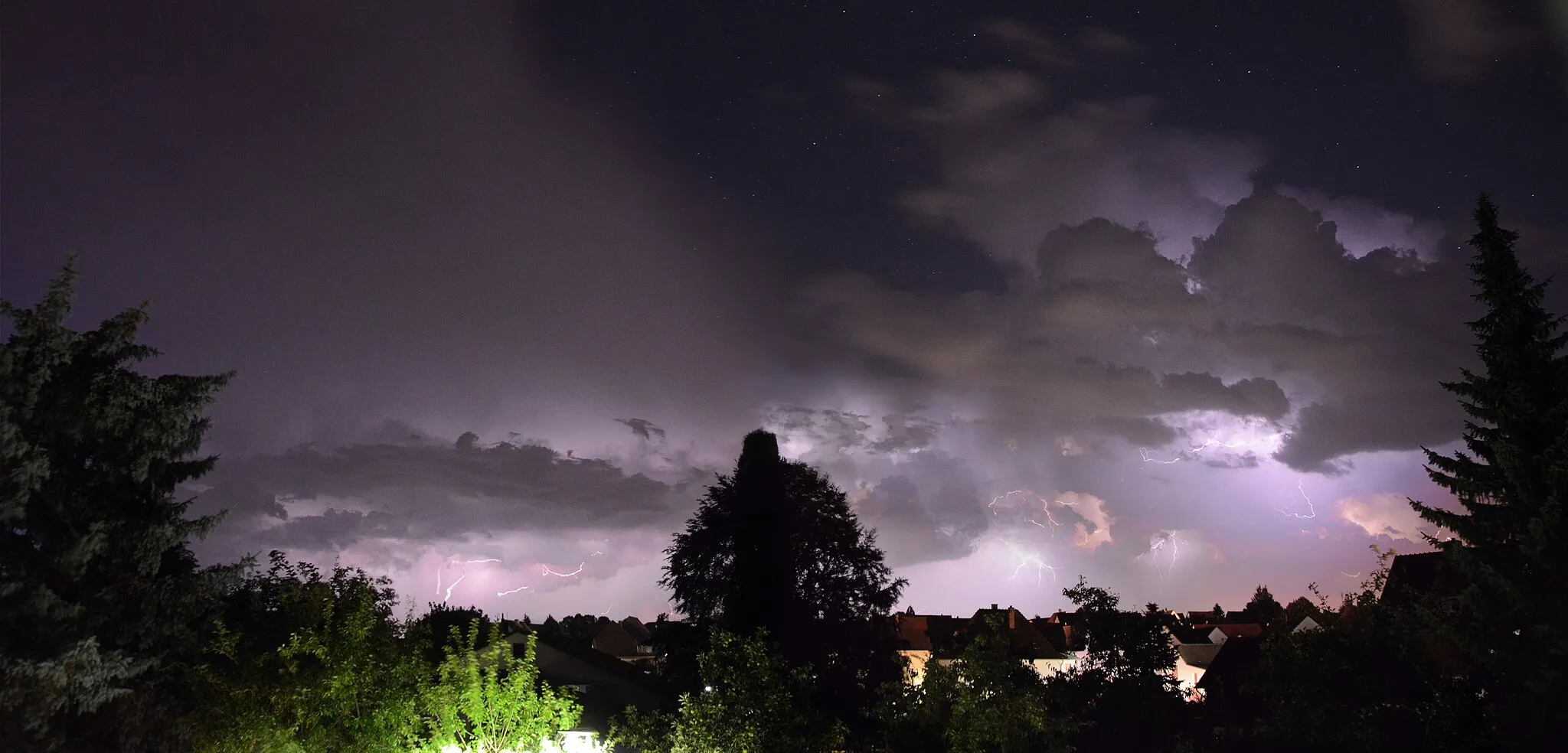 Photo showing: Gewitter am 18.07.2015