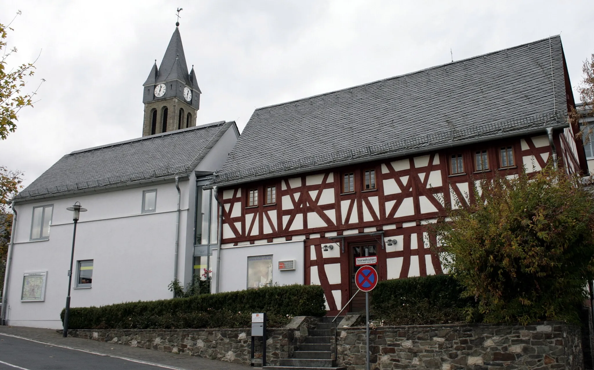 Photo showing: Stricksine Haus, Bücherei, in Elz, Deutschland