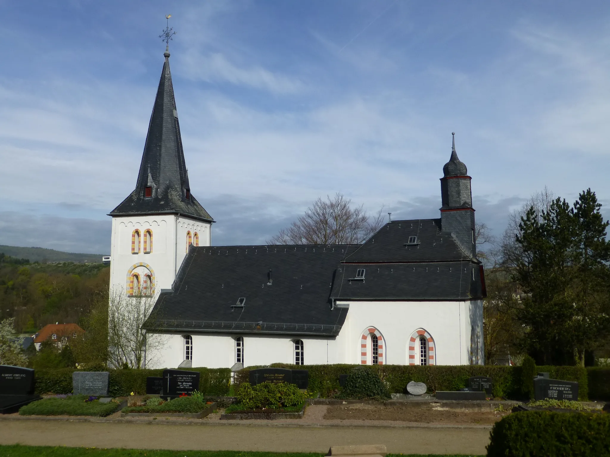 Photo showing: Church of Hahnstätten, Rhineland-Palatinate.