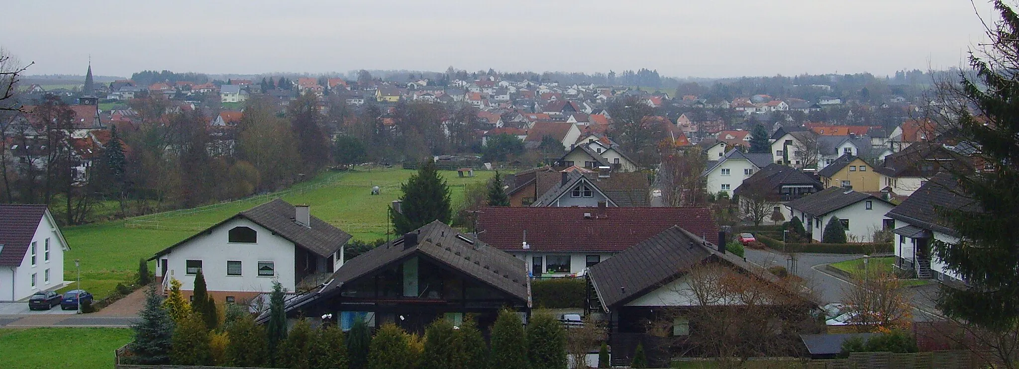 Photo showing: Blick vom Jungernweg auf Nieder-Ohmen