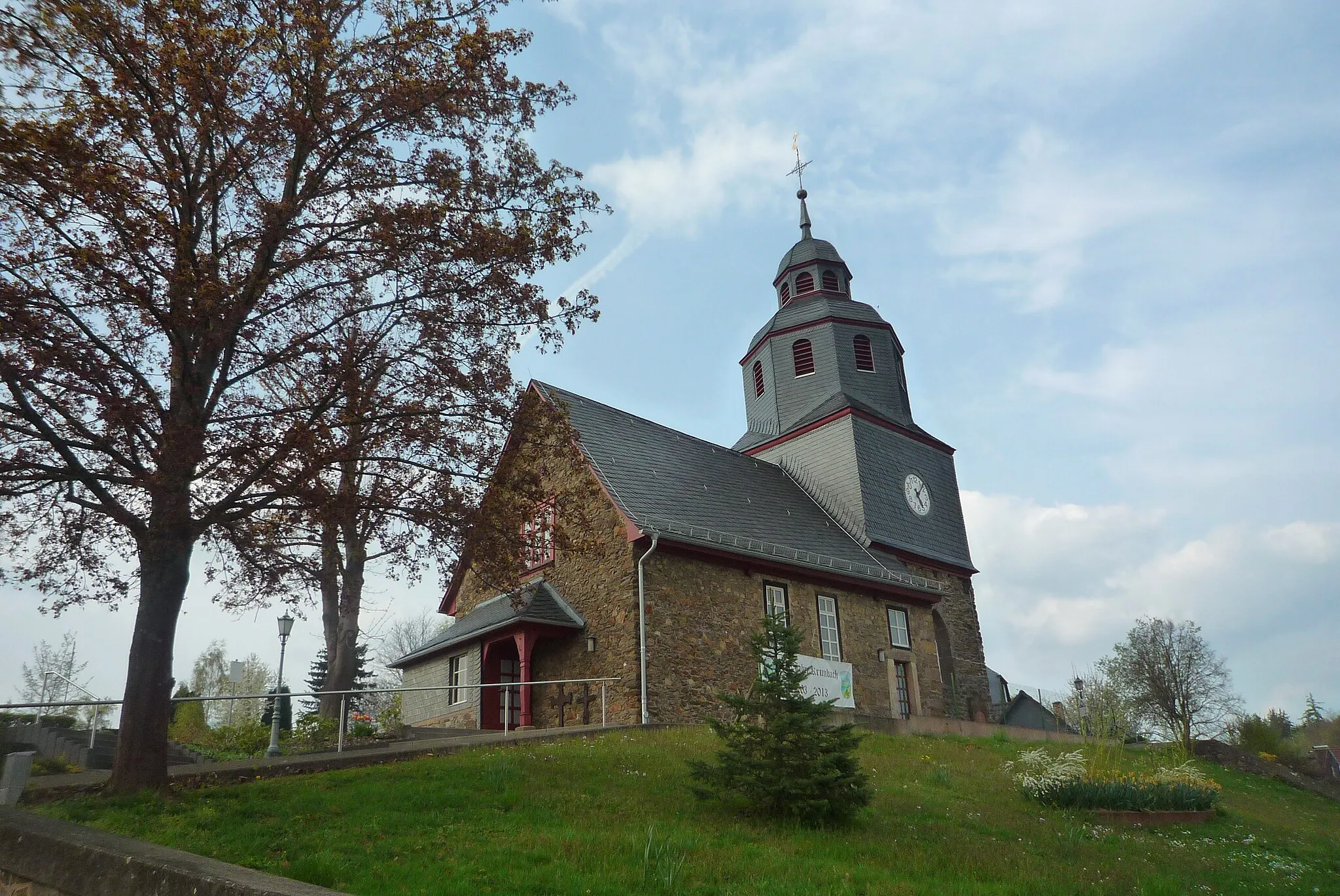 Photo showing: Evangelische Kirche in Krumbach
