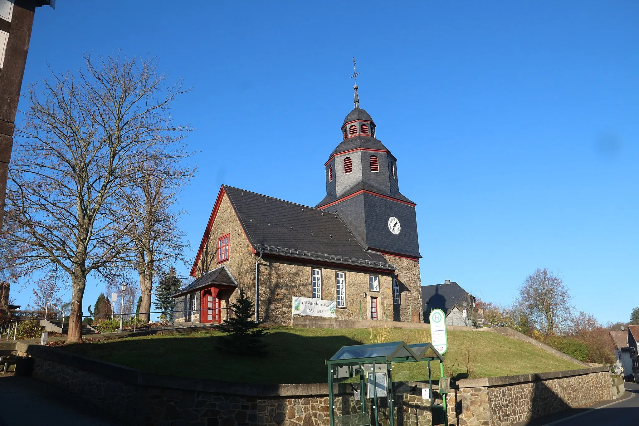 Photo showing: Ev. Kirche Krumbach