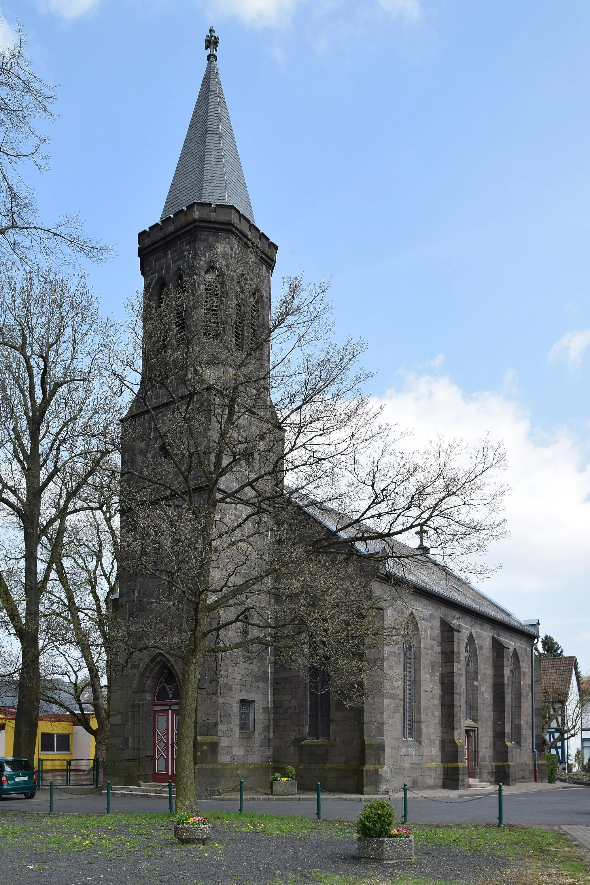 Photo showing: Die evangelische Kirche in Dreihausen (Ebsdorfergrund)