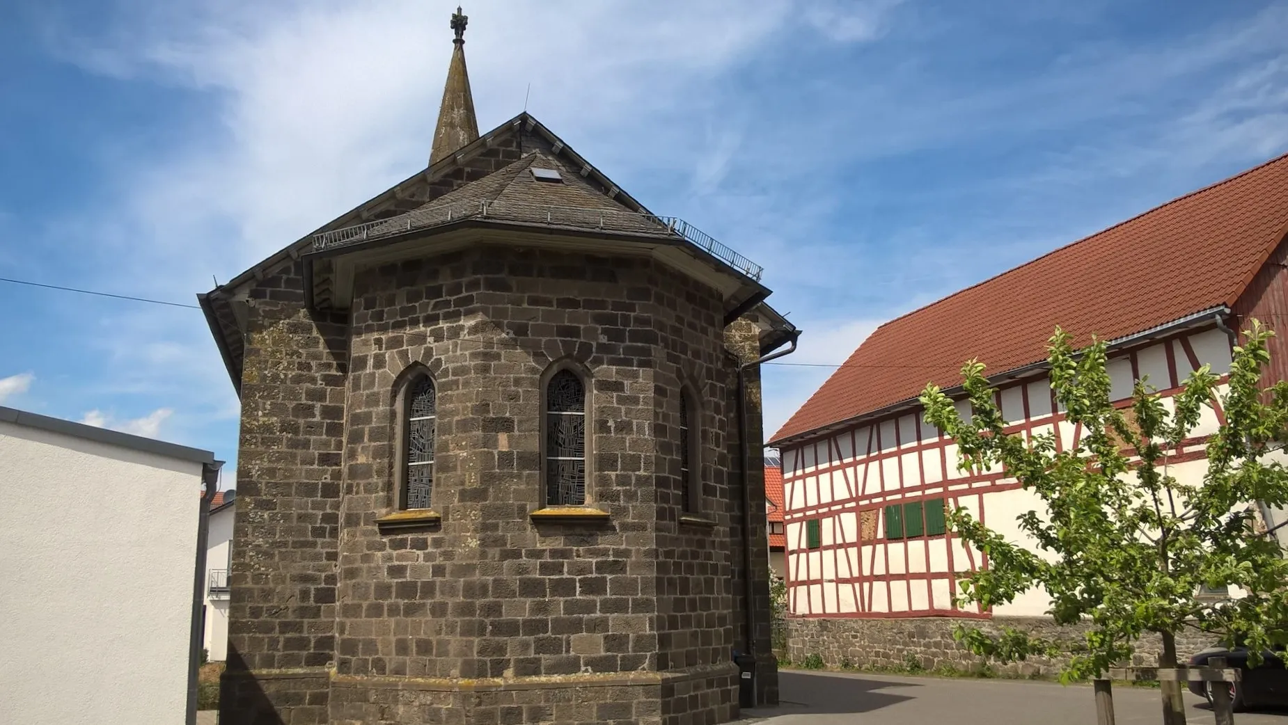 Photo showing: Evangelische Kirche Weitershain, Grünberg, Landkreis Gießen, Hessen, Deutschland