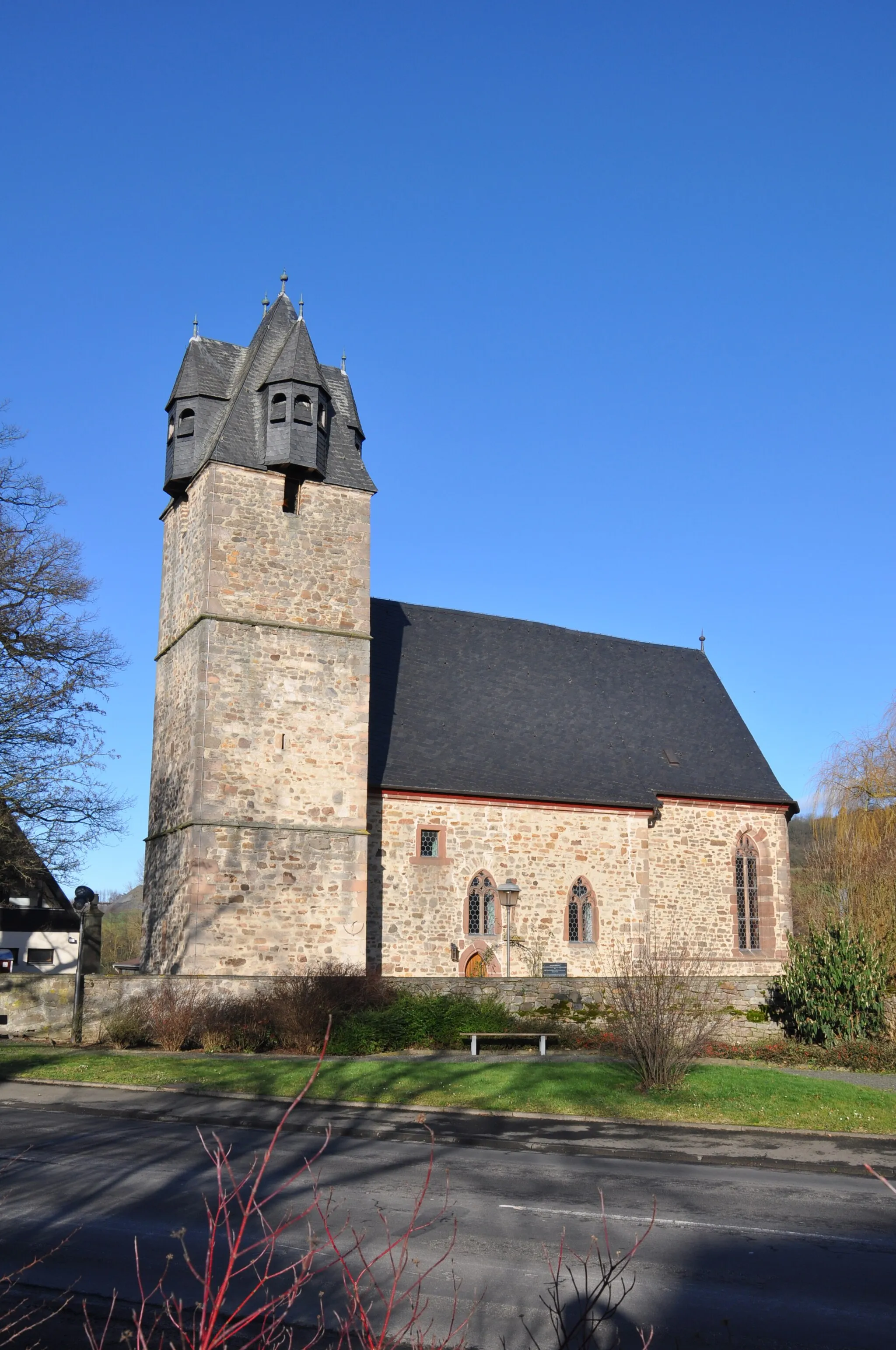 Photo showing: Homberg (Ohm)-Ober-Ofleiden, ev. Kirche St. Martin